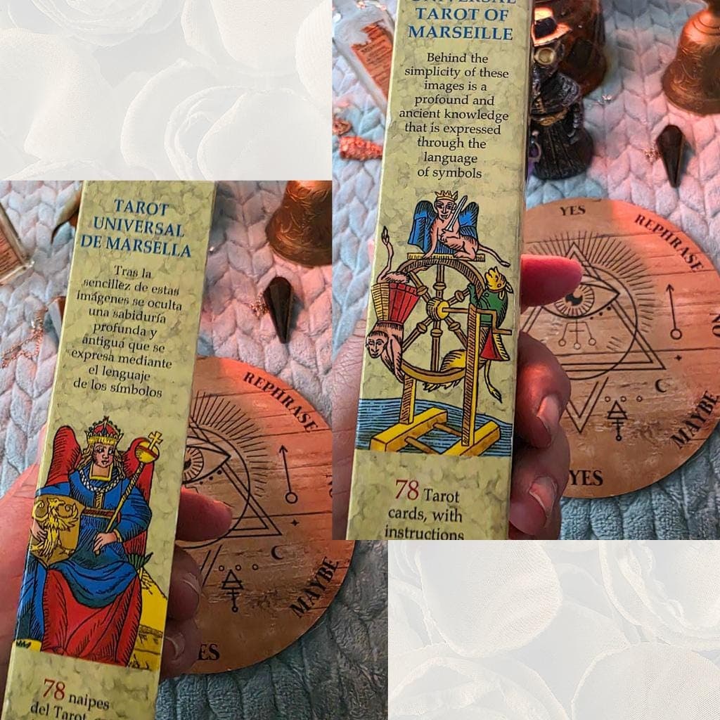 Vintage Lo Scarabeo Universal Tarot of Marseille Deck (2006) 78 Cards & Booklet - Thumbnail 4