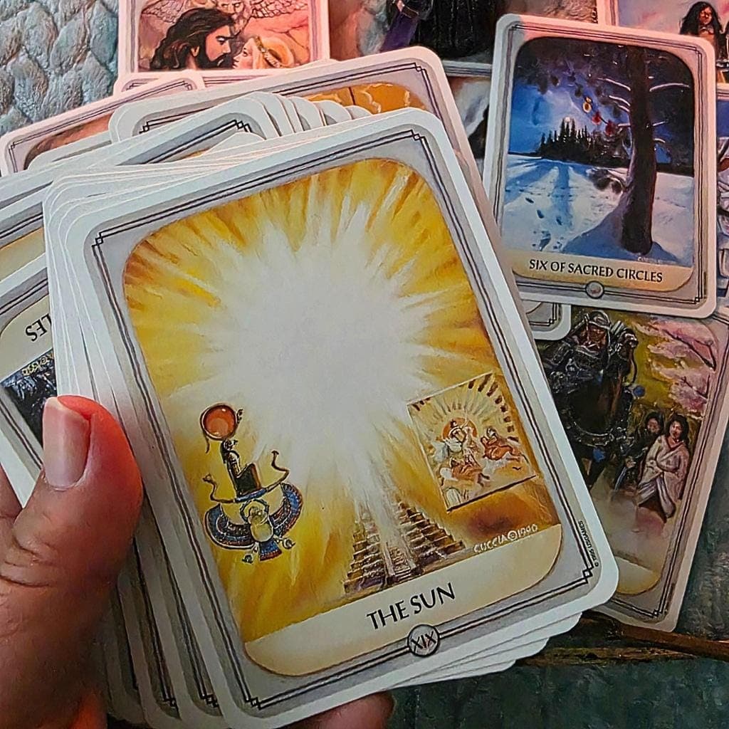 Vintage 1995 Ancestral Path Tarot Deck First Edition Julie Cuccia-Watts (Out of Print) - Thumbnail 10
