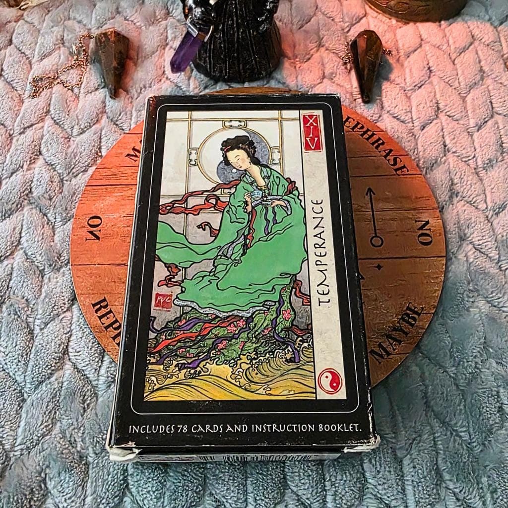 Feng Shui Tarot Deck by Peter Paul Connolly, US Games Systems Out of Print - Thumbnail 3