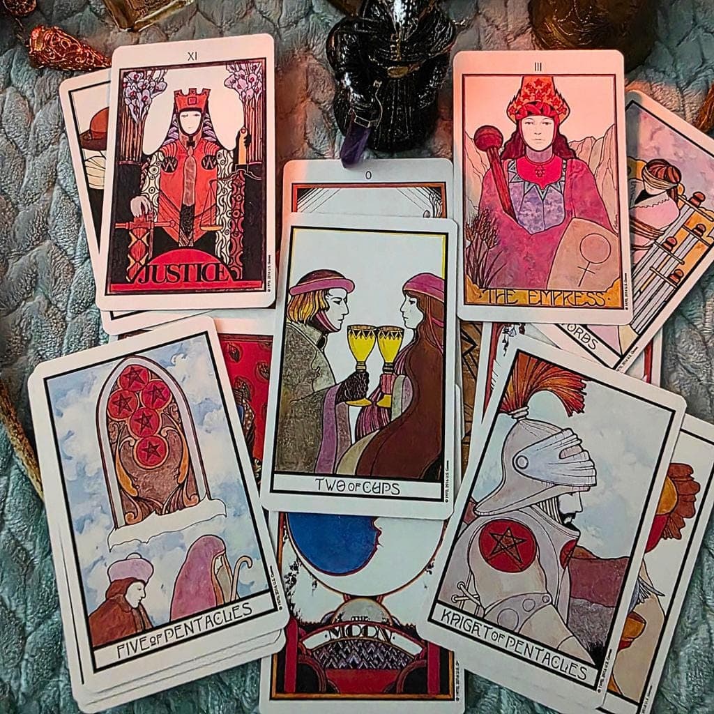 Aquarian Tarot Deck – Classic 78-Card Set by David Palladini (U.S. Games Systems - Thumbnail 6