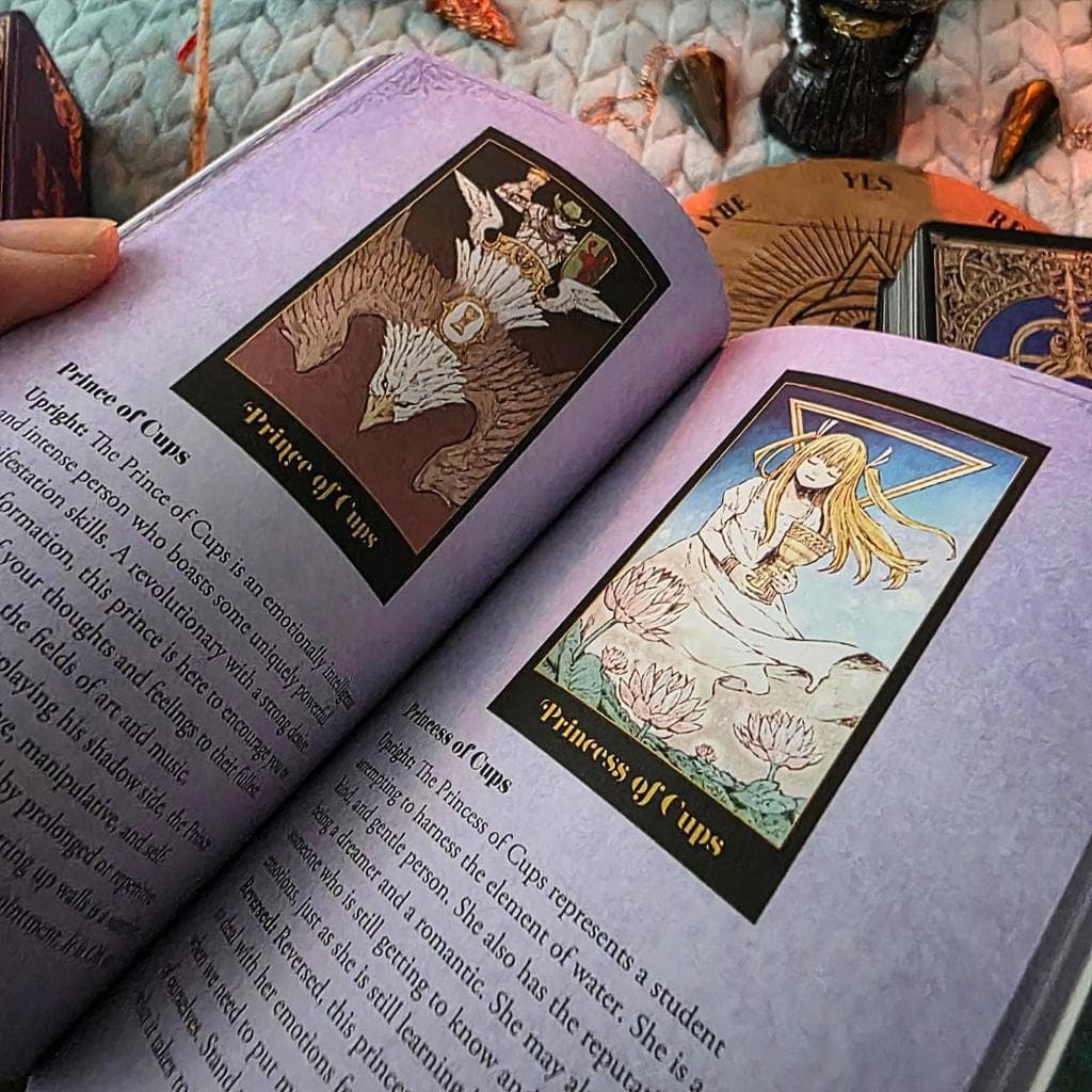 The Anime Tarot Deck & Guidebook - Like New 78 Card Manga Style Deck - Thumbnail 4