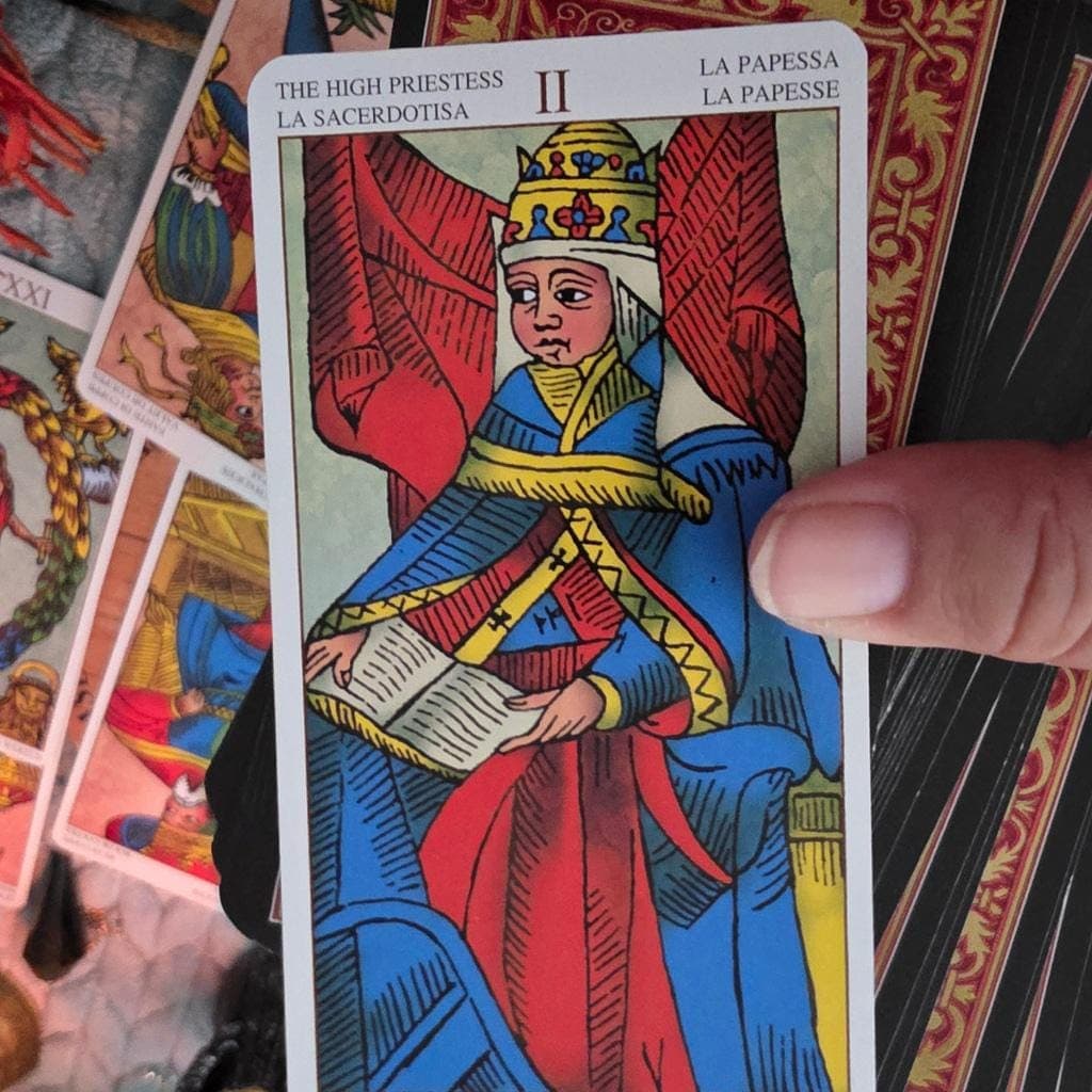 Vintage Lo Scarabeo Universal Tarot of Marseille Deck (2006) 78 Cards & Booklet - Thumbnail 7