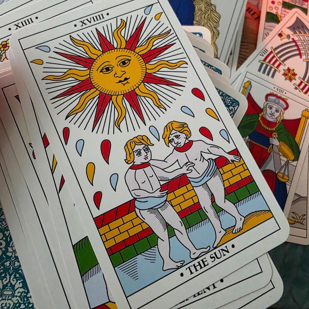 Tarot The Marseille Arcana Brand New Edition Deck & Booklet | Flame Tree Studio - Thumbnail 5