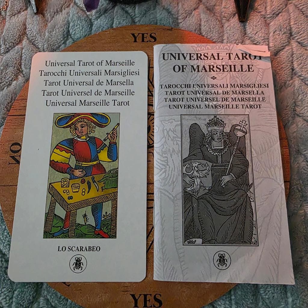 Vintage Lo Scarabeo Universal Tarot of Marseille Deck (2006) 78 Cards & Booklet - Thumbnail 3