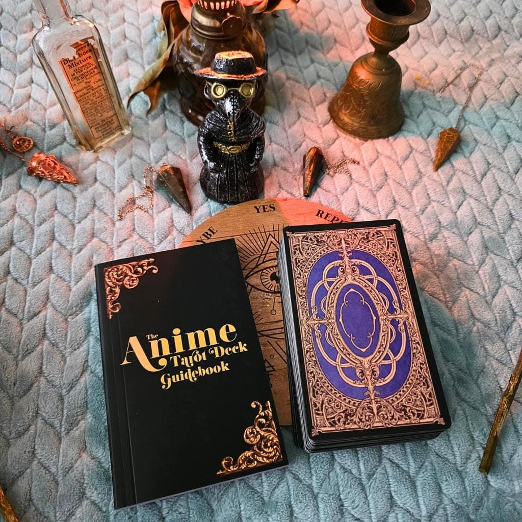 The Anime Tarot Deck & Guidebook - Like New 78 Card Manga Style Deck - Thumbnail 2