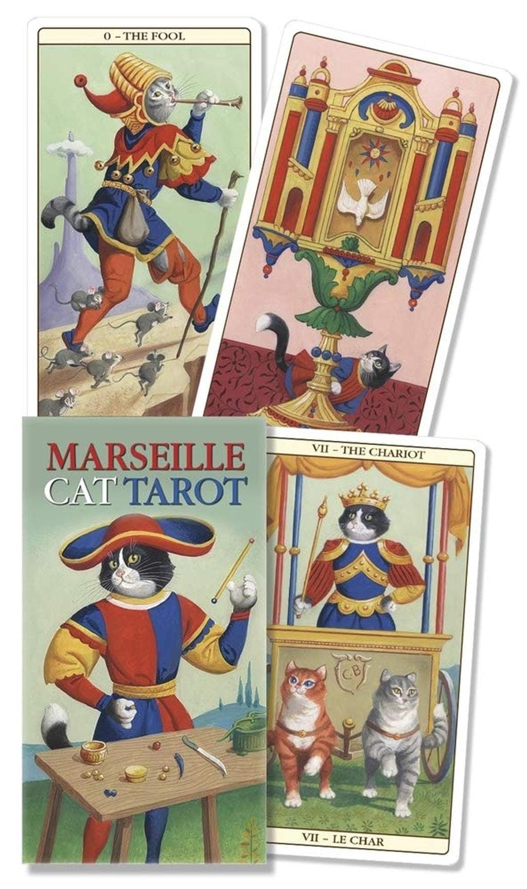 Marseille Cat Tarot Deck Lo Scarabeo Sealed Brand New Rare - Thumbnail 5