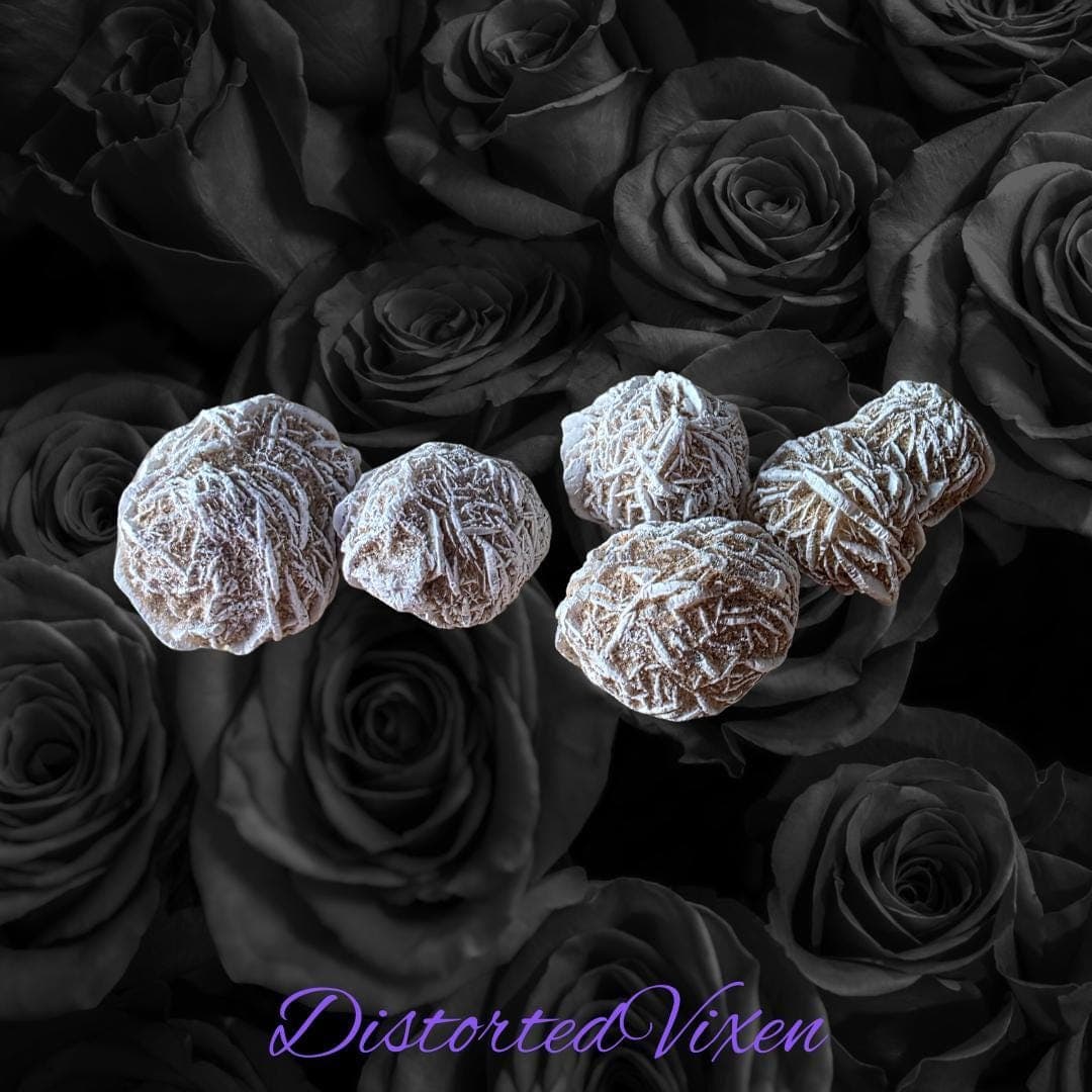 Desert Rose Crystal Bracelet – Adjustable Macramé Pouch – Protection & Clarity Jewelry - Thumbnail 4