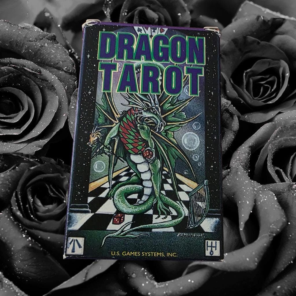 Vintage Dragon Tarot Deck 1995 FIRST EDITION • Rare Pre-Barcode, Belgium