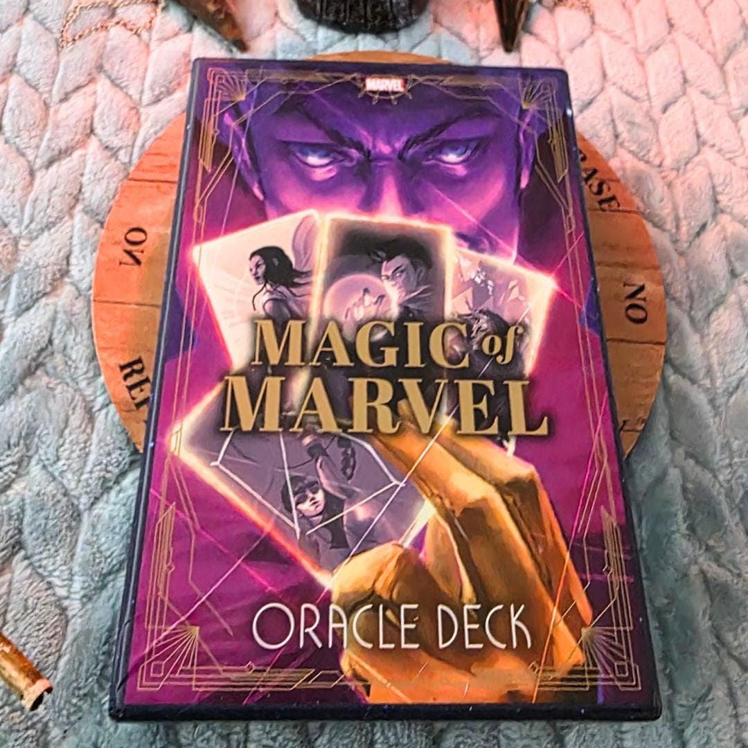 Magic of Marvel Oracle Deck & Guidebook | Casey Gilly Pop Culture Tarot Style Divination Cards, Witchy Marvel Fan Gift - Thumbnail 2