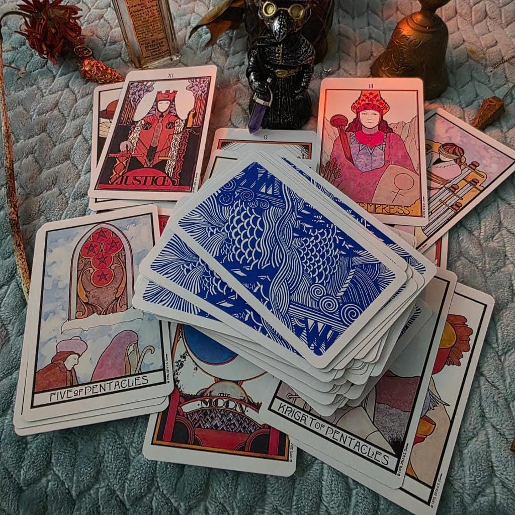 Aquarian Tarot Deck – Classic 78-Card Set by David Palladini (U.S. Games Systems - Thumbnail 5