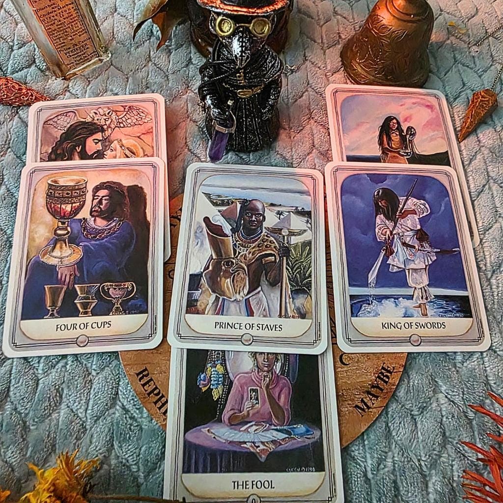Vintage 1995 Ancestral Path Tarot Deck First Edition Julie Cuccia-Watts (Out of Print) - Thumbnail 6