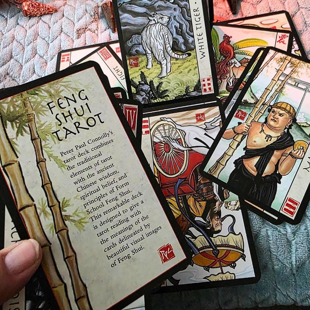 Feng Shui Tarot Deck by Peter Paul Connolly, US Games Systems Out of Print - Thumbnail 8