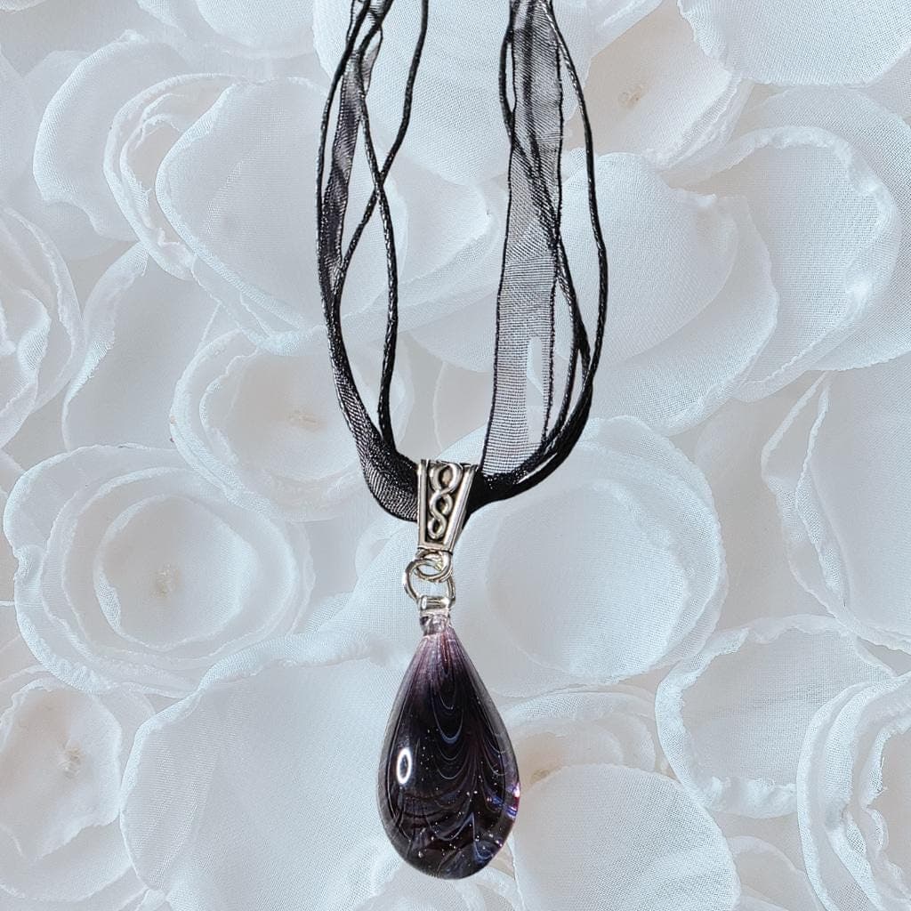 Moon Necklace, Hecate Jewelry, Gothic Moon, Witchy Choker, Celestial Pendant - Thumbnail 3
