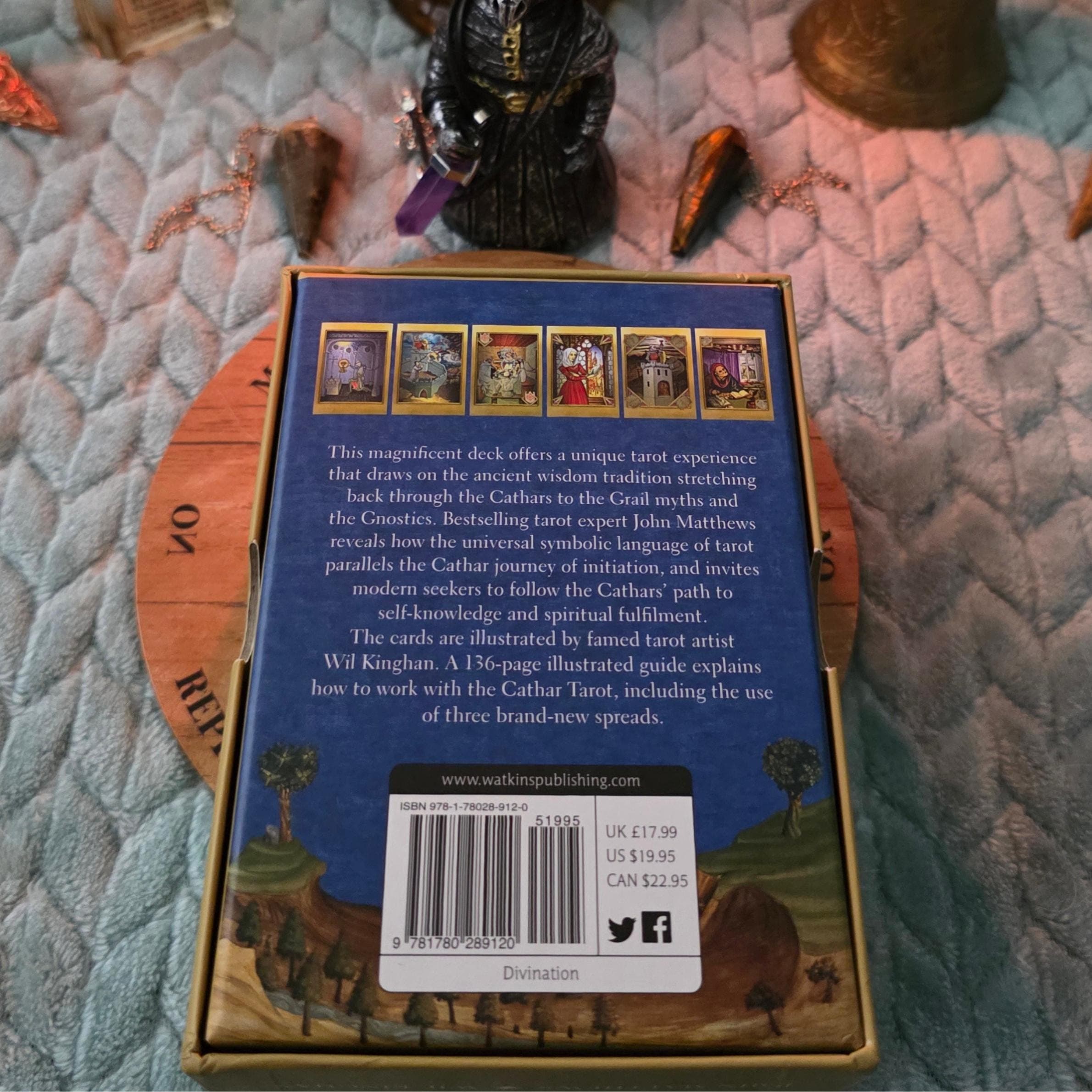 Cathar Tarot Deck and Guidebook, Gnostic Gilded Tarot, John Matthews, Wil Kinghan - Thumbnail 9