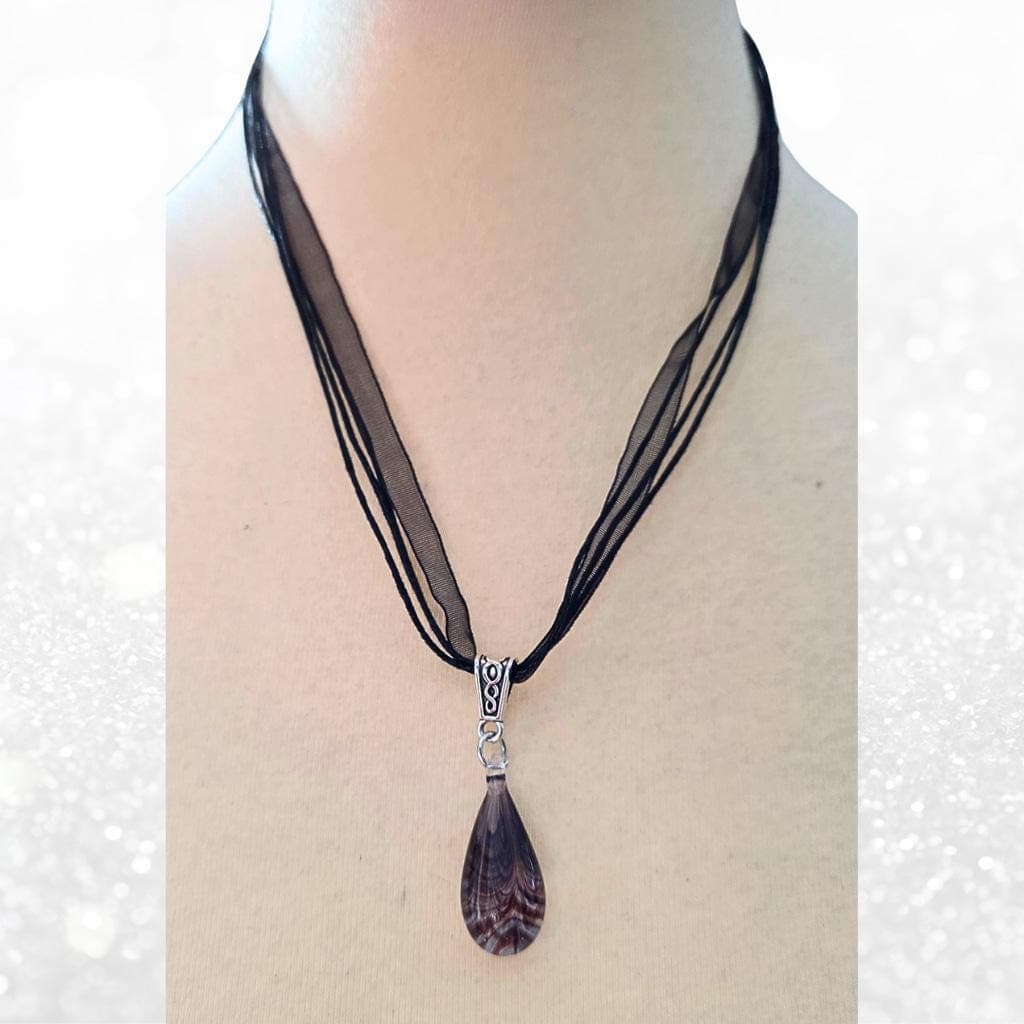 Moon Necklace, Hecate Jewelry, Gothic Moon, Witchy Choker, Celestial Pendant - Thumbnail 7