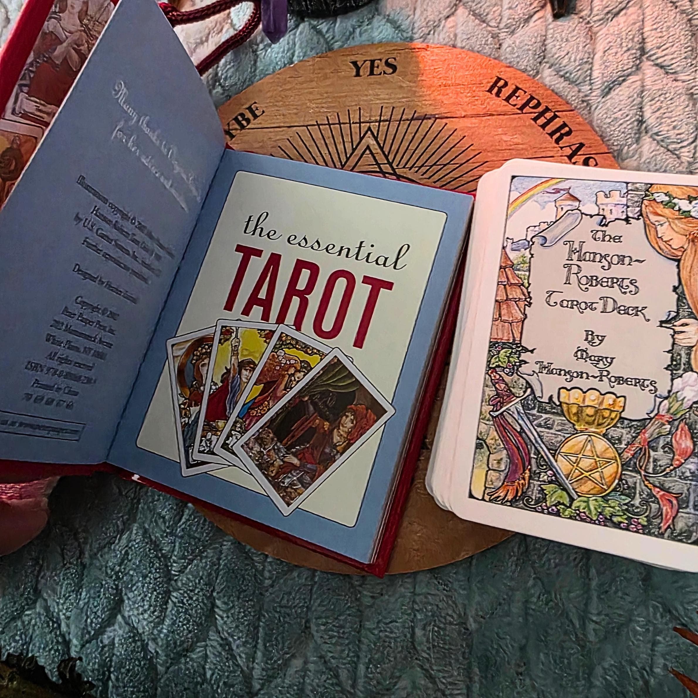 Vintage Hanson-Roberts Tarot Deck Mini Edition – 1984 Out of Print with Book & Pouch - Thumbnail 12