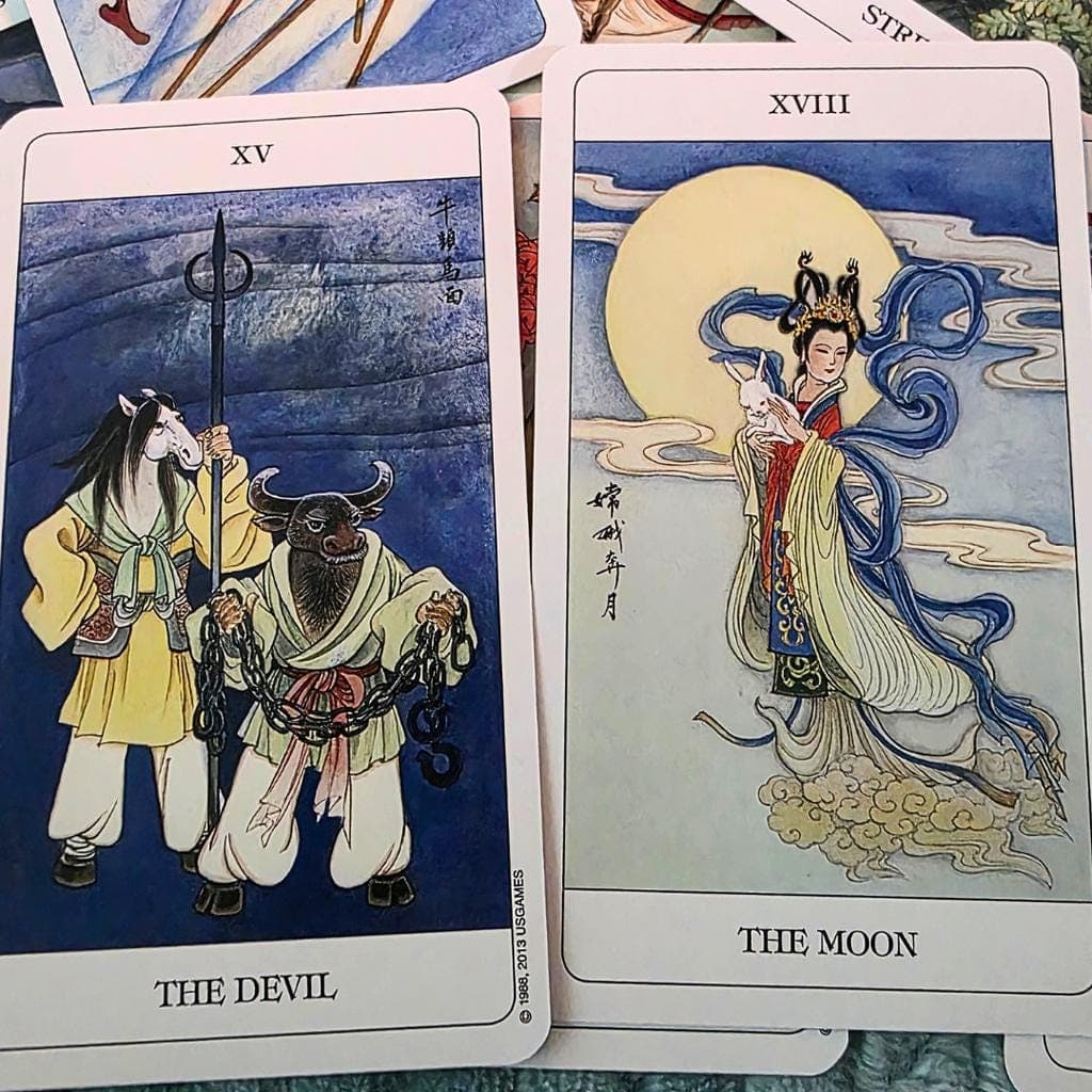 The Chinese Tarot Deck by Jui Guoliang - Complete 78-Card Deck with Booklet U - Thumbnail 4