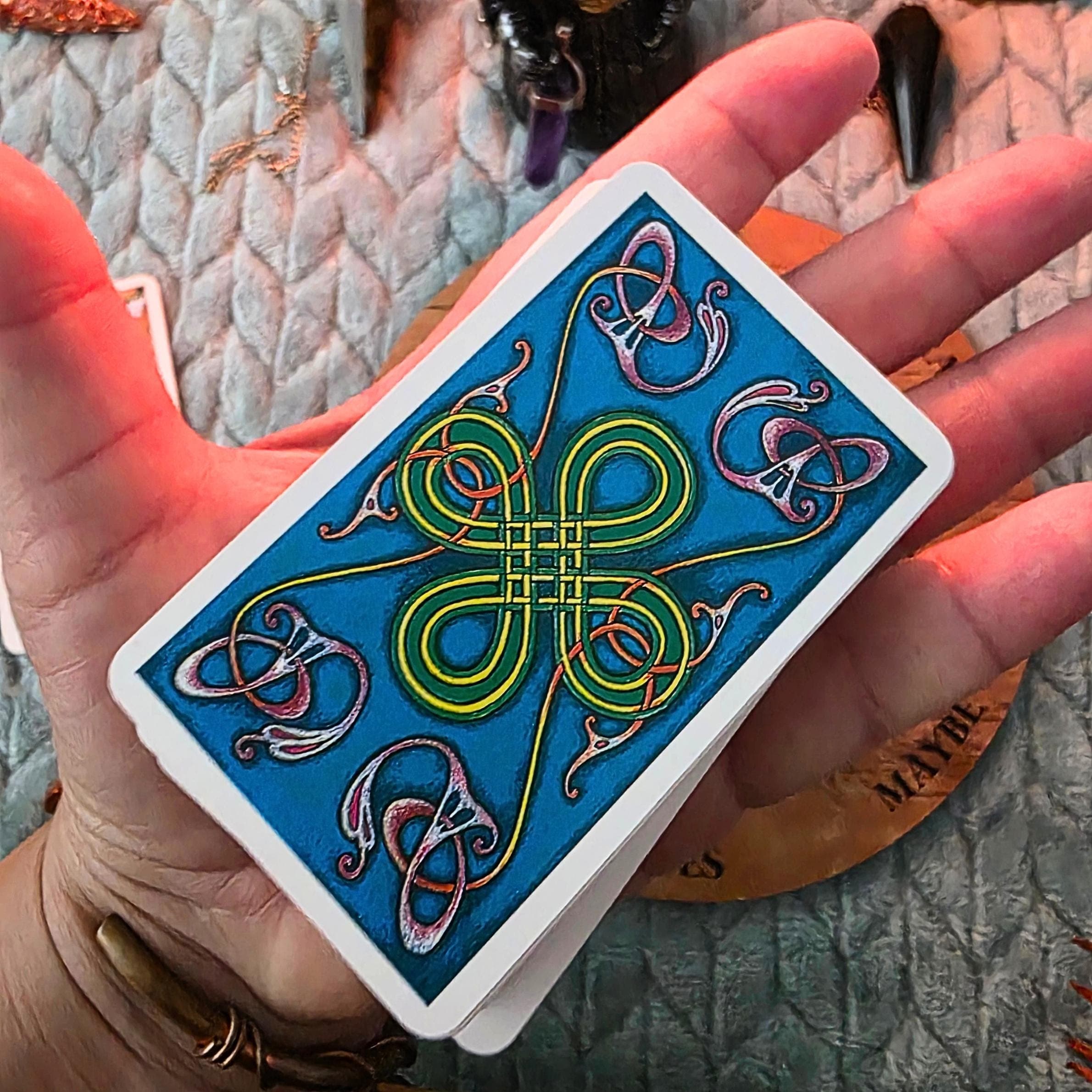 Vintage Hanson-Roberts Tarot Deck Mini Edition – 1984 Out of Print with Book & Pouch - Thumbnail 11