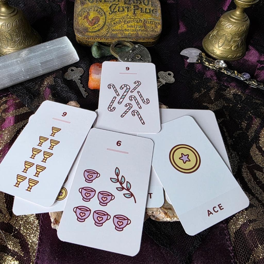 Kawaii Tarot Deck by Diana Lopez – Pre-Loved Minimalist 78-Card Set - Thumbnail 2
