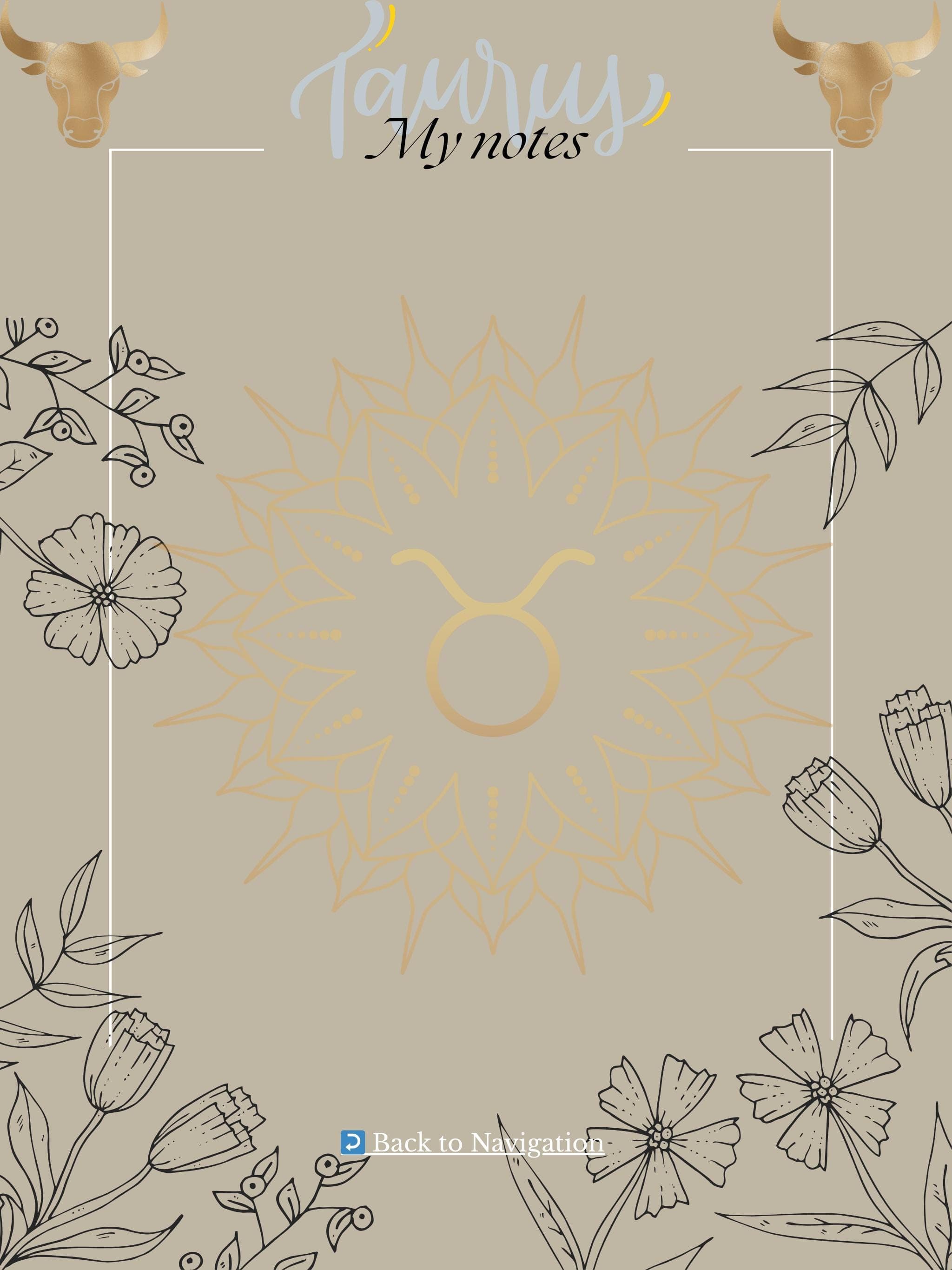 Taurus Digital Planner | 20-Page Zodiac Journal for Self-Care, Goals & Rituals | Grounded + Luxurious Living - Thumbnail 10