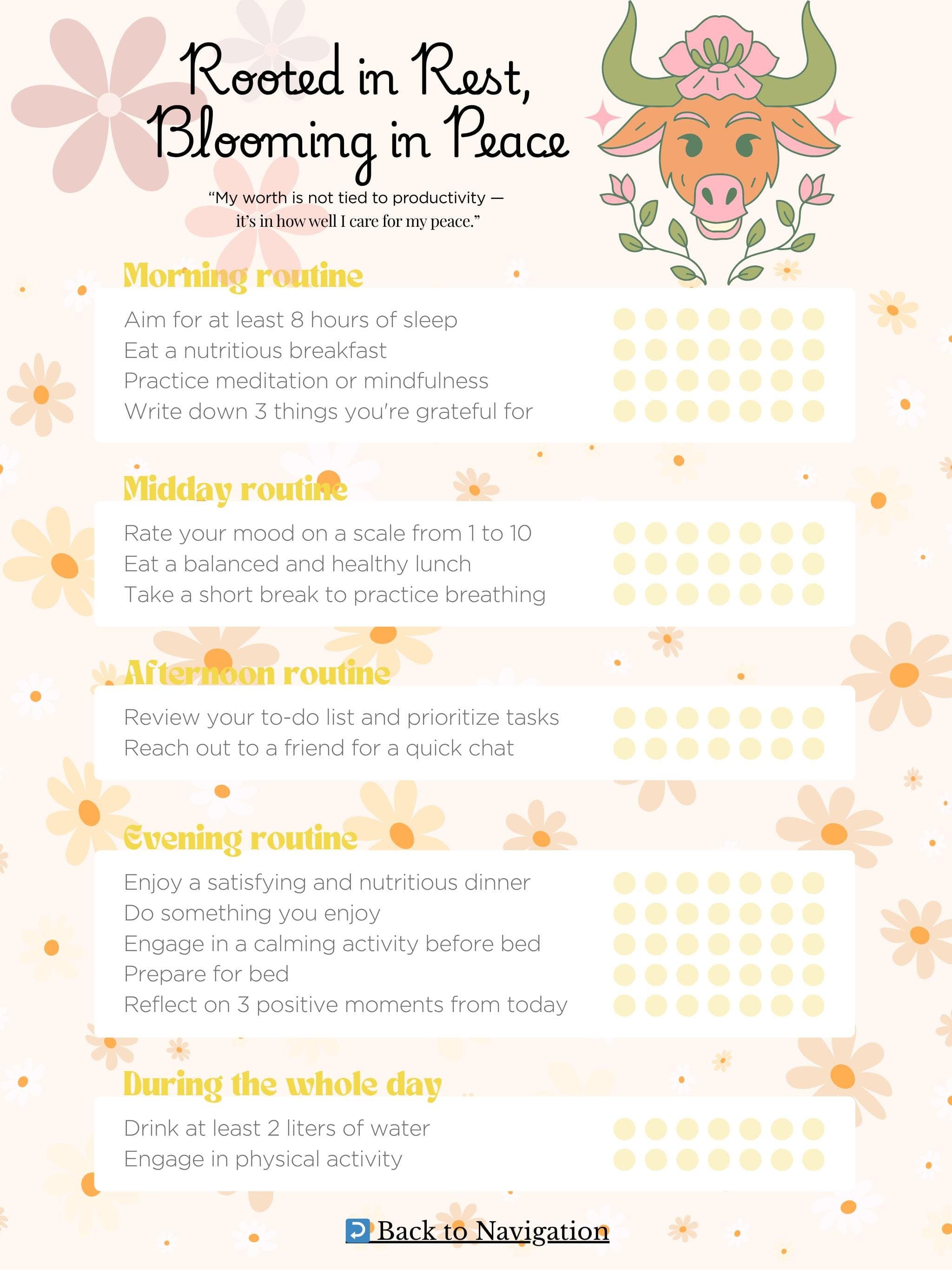 Taurus Digital Planner | 20-Page Zodiac Journal for Self-Care, Goals & Rituals | Grounded + Luxurious Living - Thumbnail 8