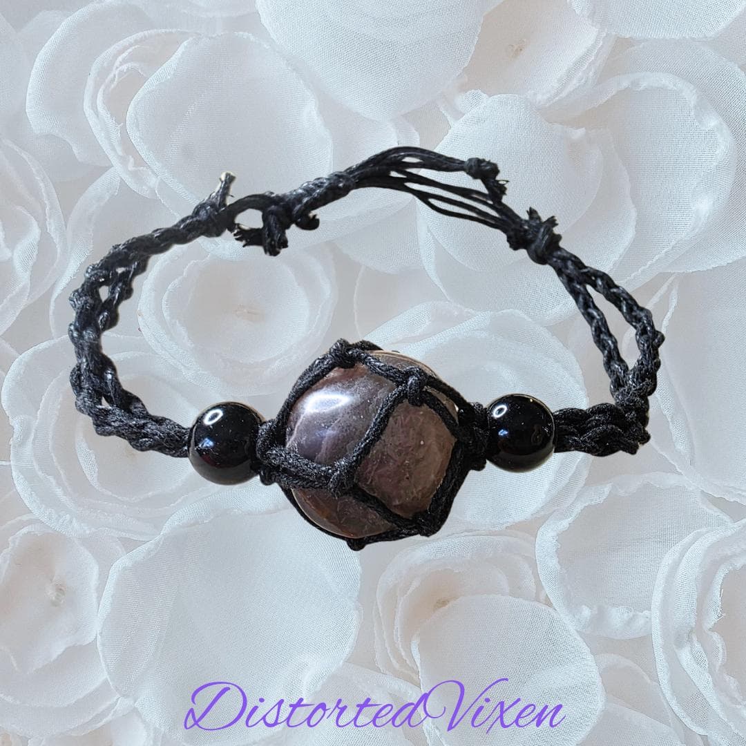Rainbow Fluorite Macramé Jewelry — Necklace or Bracelet - Thumbnail 6