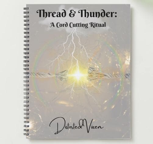 Thread & Thunder – A Cord Cutting Ritual for Emotional Release and Energetic Clarity