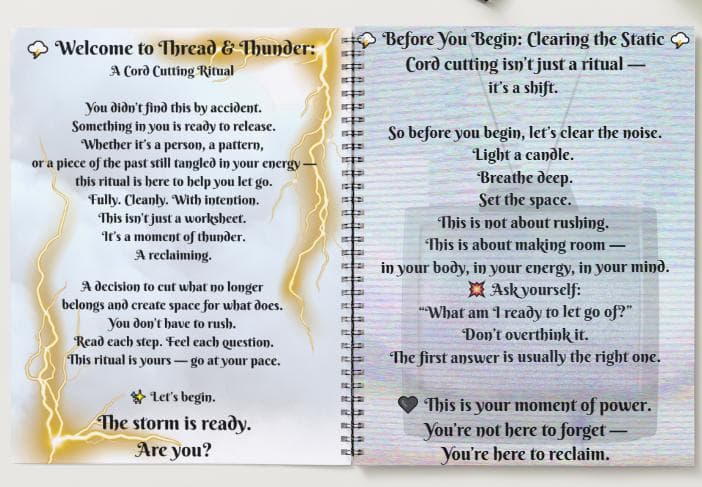 Thread & Thunder – A Cord Cutting Ritual for Emotional Release and Energetic Clarity - Thumbnail 3