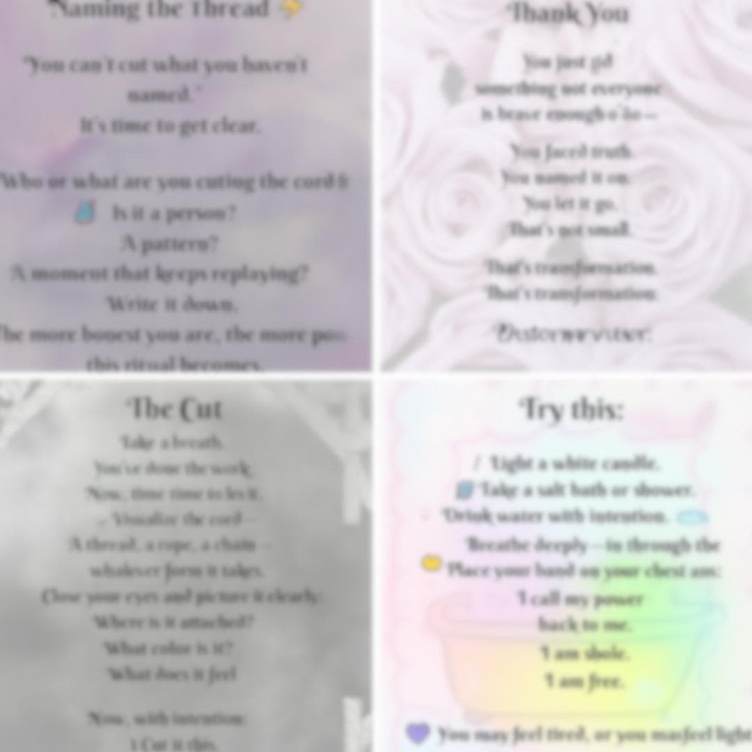 Thread & Thunder – A Cord Cutting Ritual for Emotional Release and Energetic Clarity - Thumbnail 2