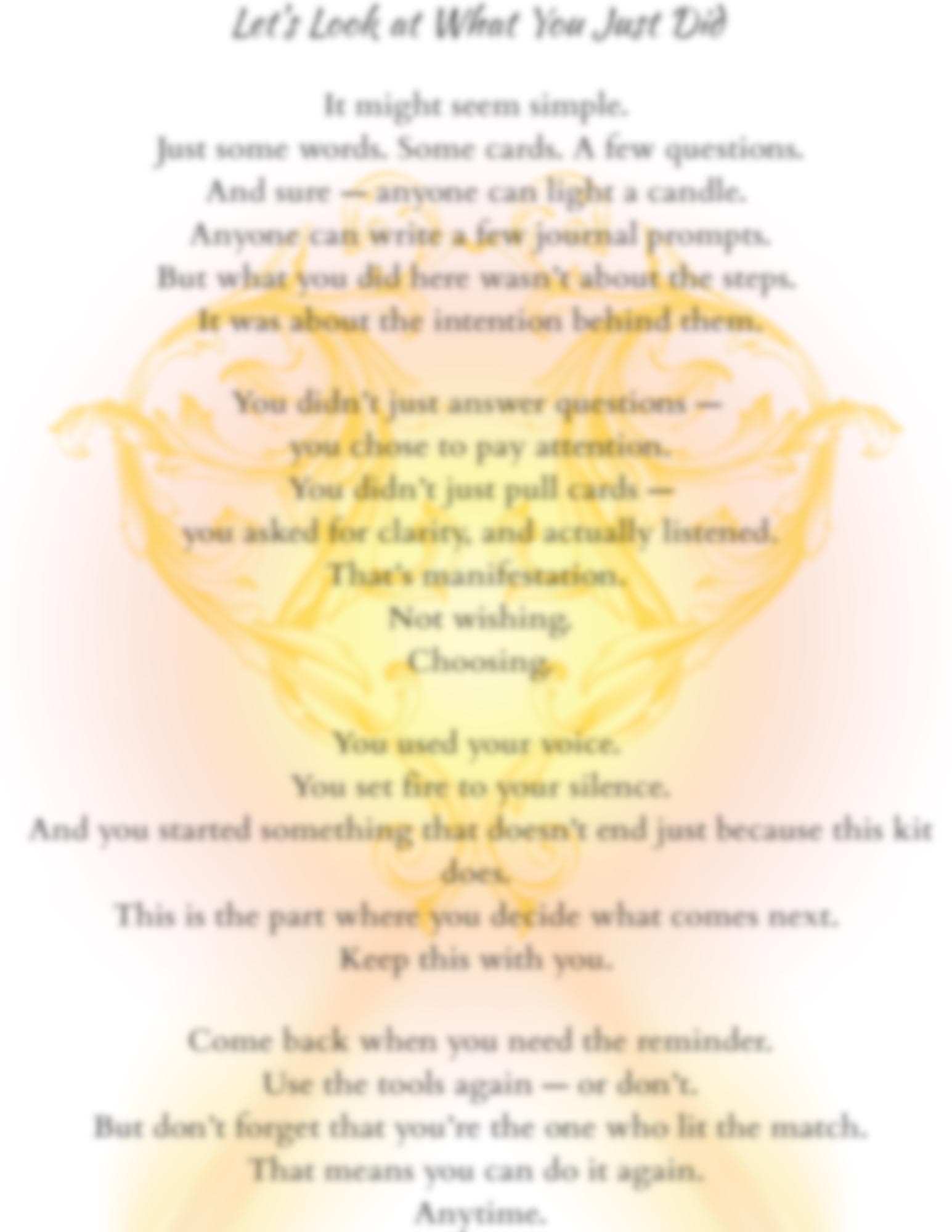 Leo Season Ritual Kit – Confidence Spell, Tarot Spread (Digital Download) - Thumbnail 5