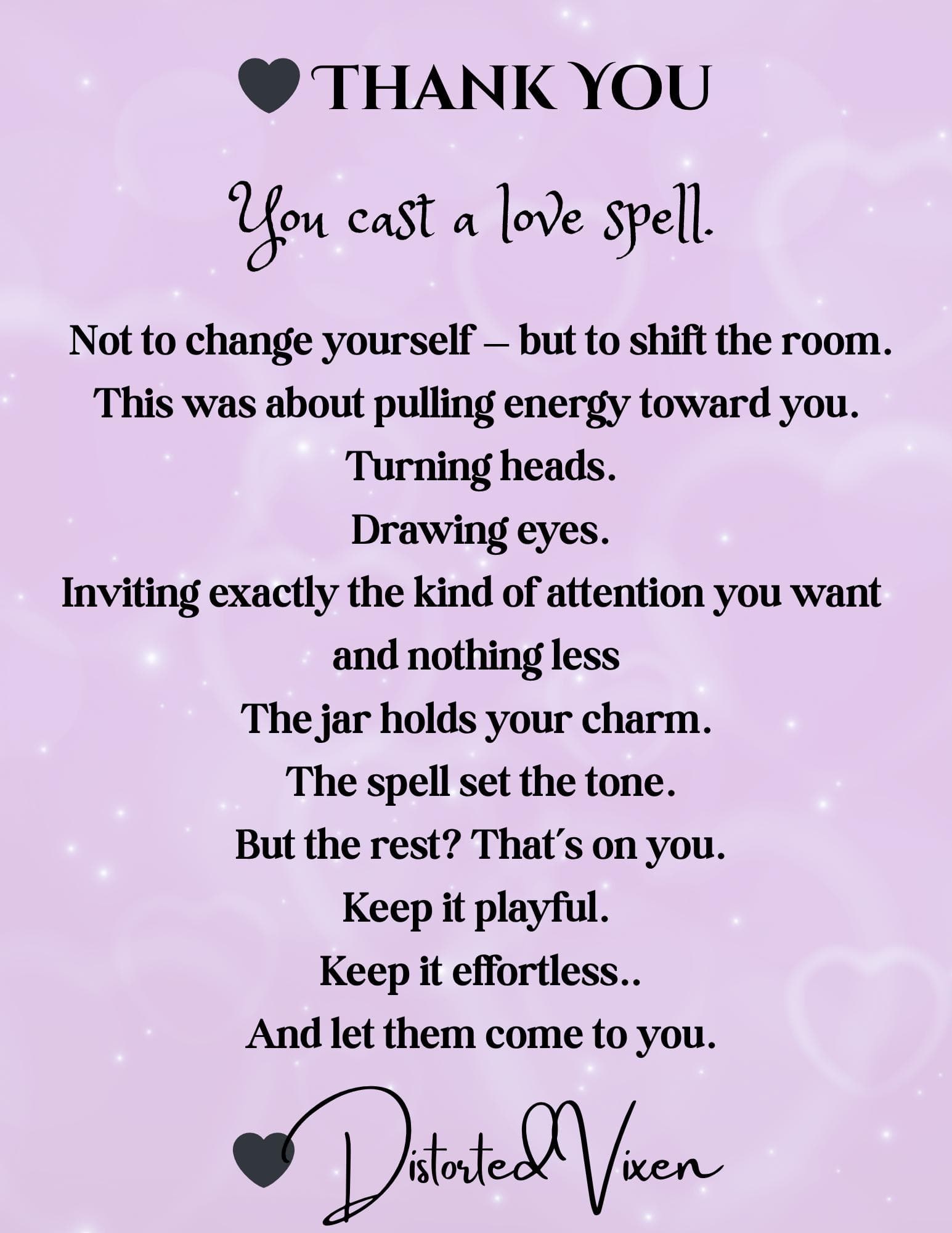 Magnetic AF Spell Jar Kit: Flirt & Confidence Ritual (PDF Downloadable Guide) - Thumbnail 4