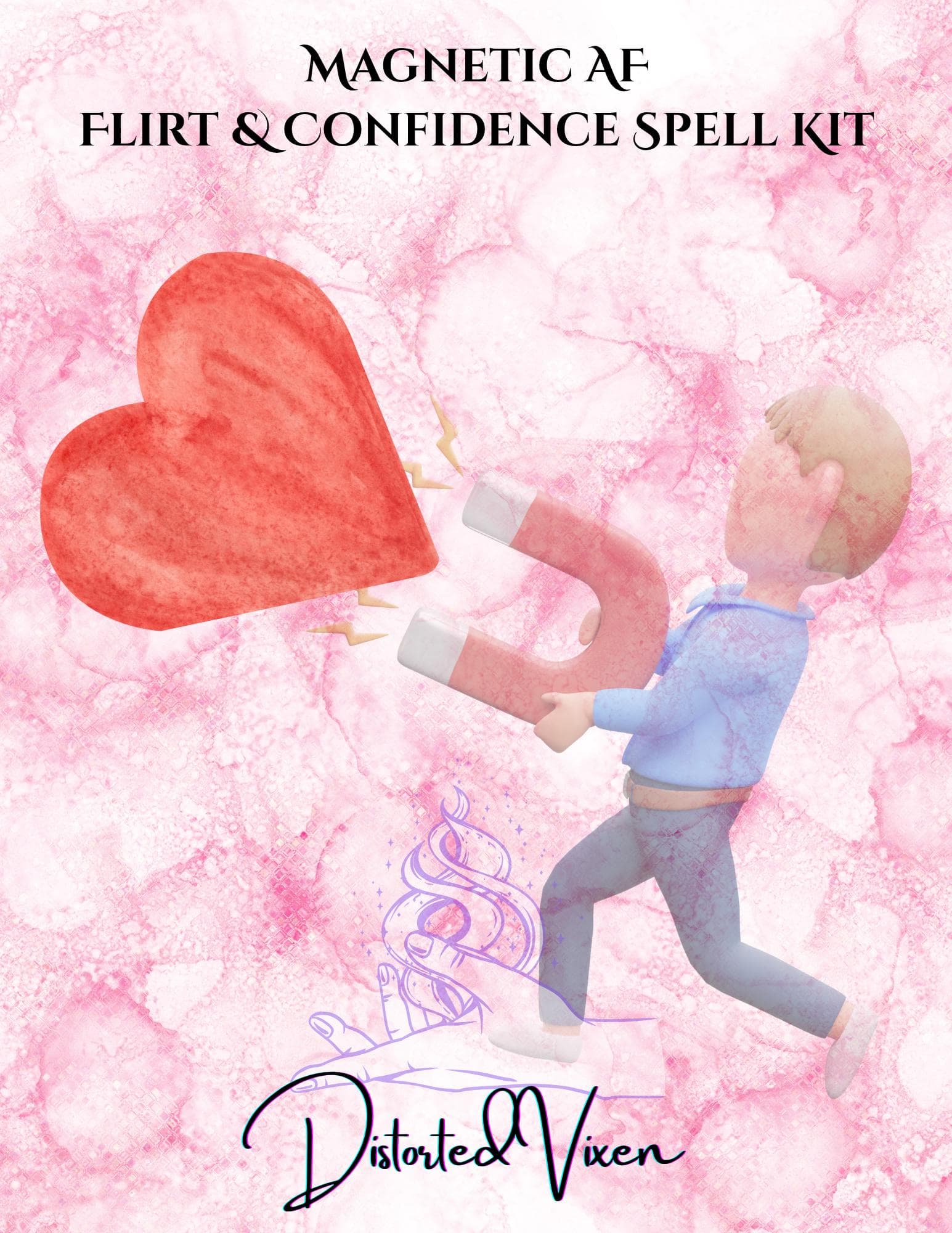 Magnetic AF Spell Jar Kit: Flirt & Confidence Ritual (PDF Downloadable Guide) - Thumbnail 2