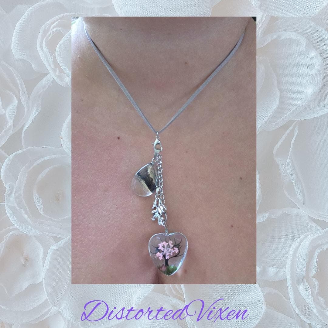 Fully Customizable Charm Necklace, Interchangeable Jewelry, Swap Layer Create Necklace, Gothic Valentine Gift - Thumbnail 6