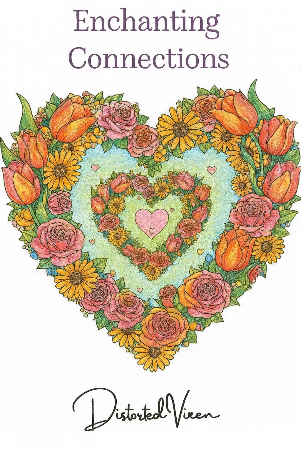Relationship Healing Coloring Book Witchy Printable PDF for Love and Breakups