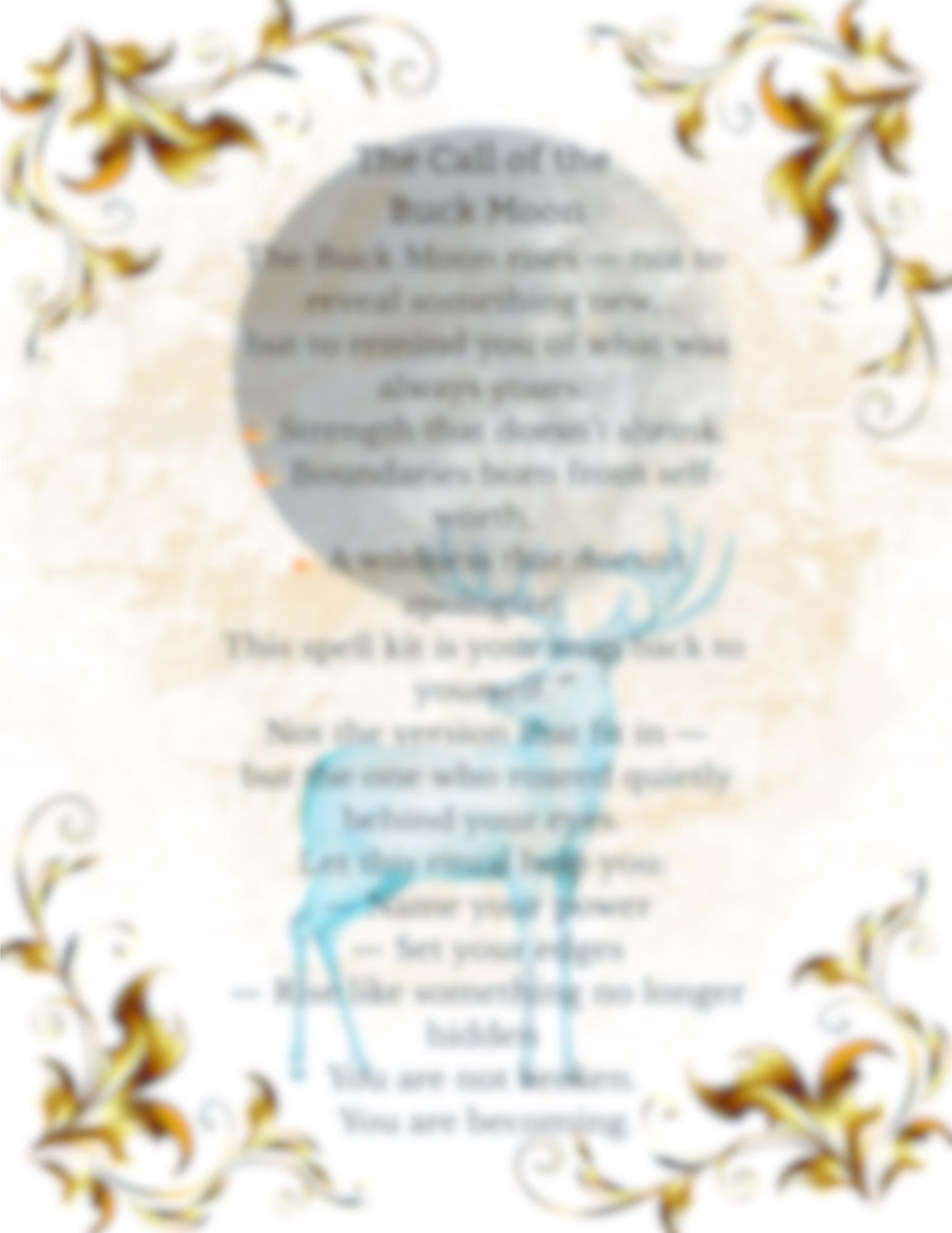 Full Moon Ritual Kit: Shadow Work, Moon Tracker (Digital Printable PDF) - Thumbnail 5