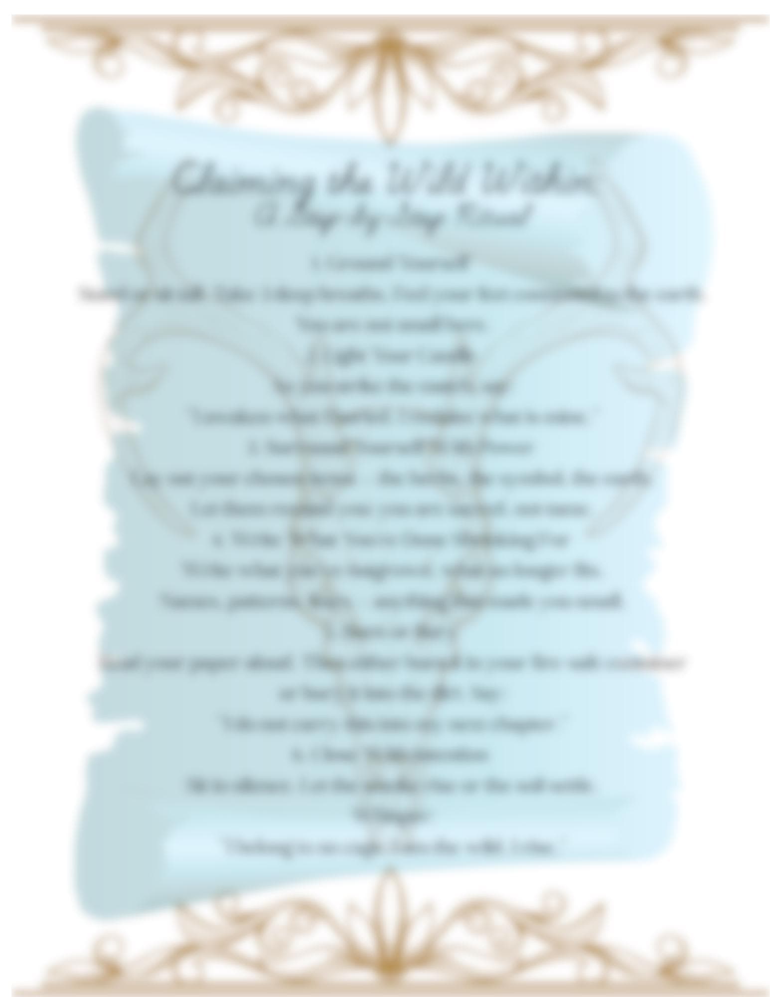 Full Moon Ritual Kit: Shadow Work, Moon Tracker (Digital Printable PDF) - Thumbnail 4