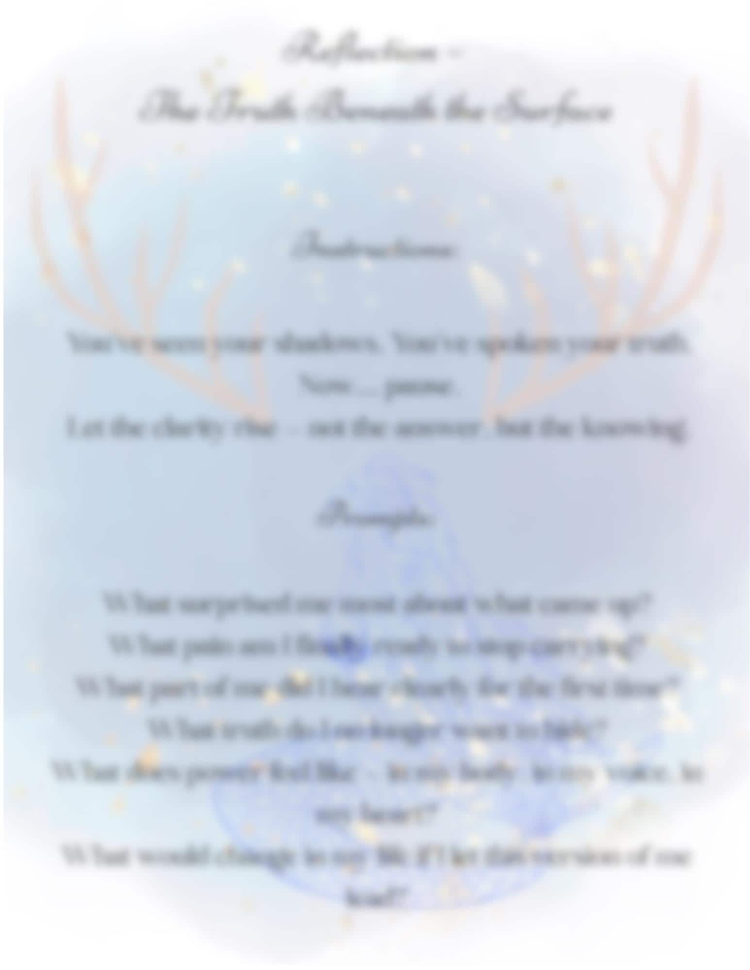 Buck Moon Ritual: Shadow Work Spell Kit for Voice Reclamation (PDF Download) - Thumbnail 3