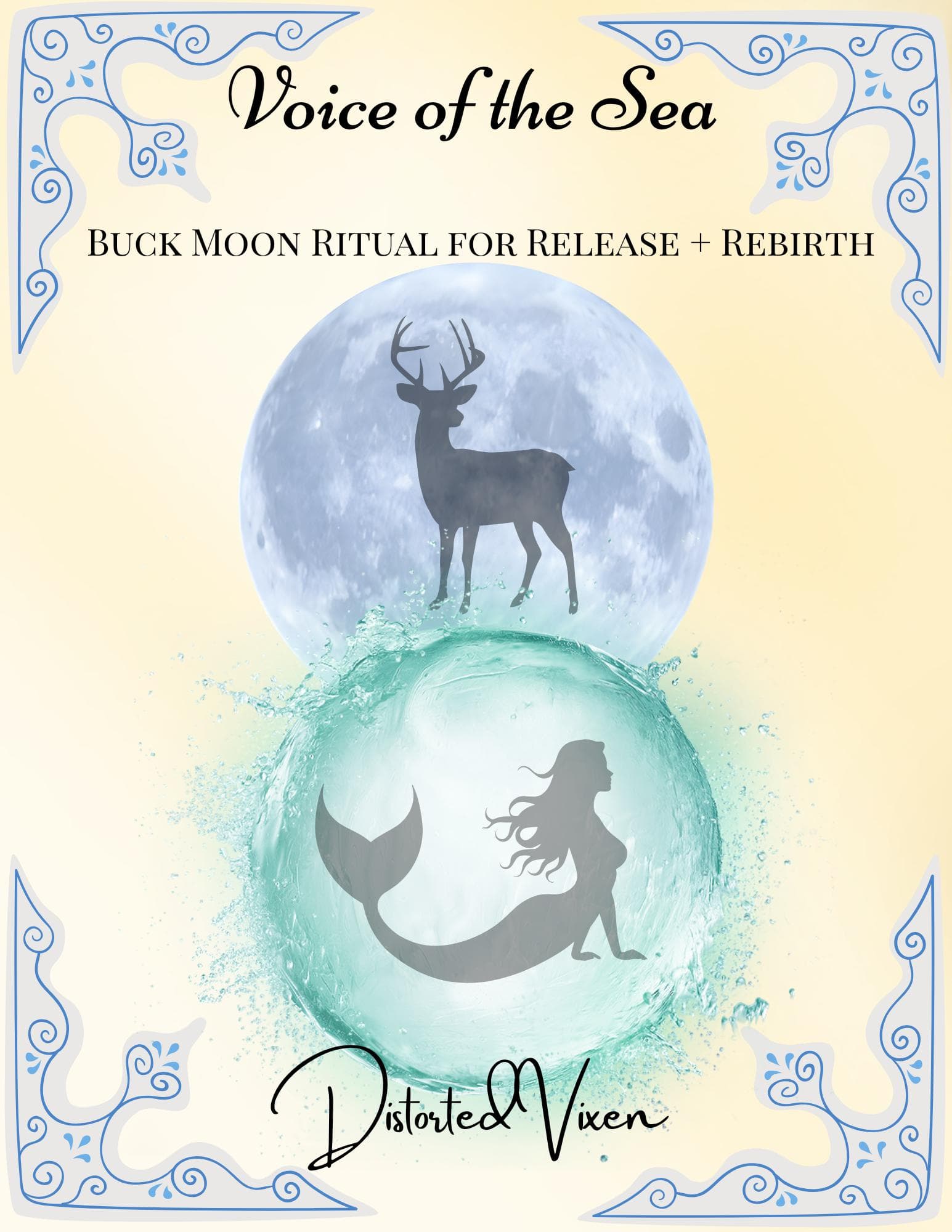 Buck Moon Ritual: Shadow Work Spell Kit for Voice Reclamation (PDF Download)