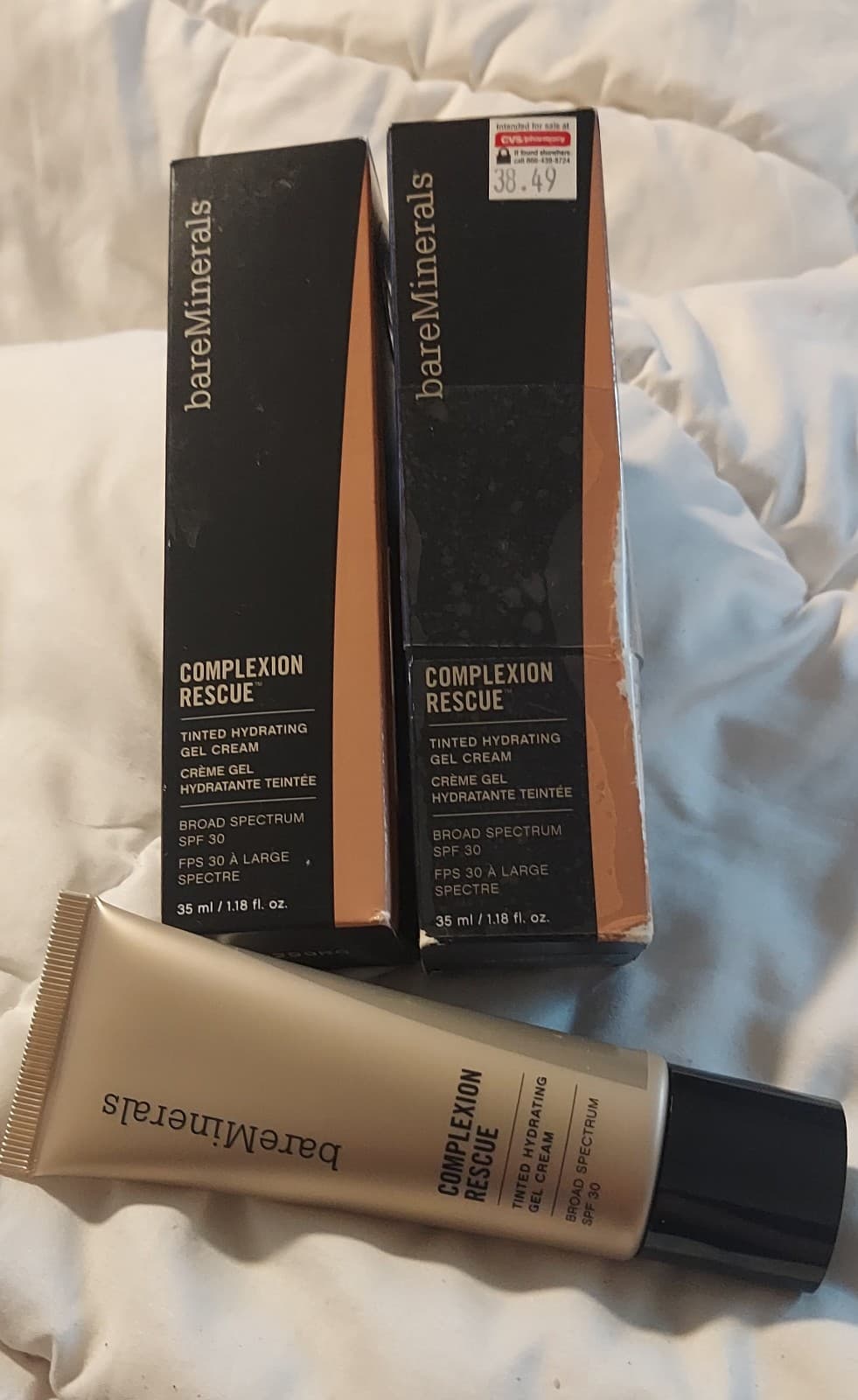 bareMinerals (2) Complexion Rescue Tinted Hydrating Gel Creams - BRAND NEW - Thumbnail 3