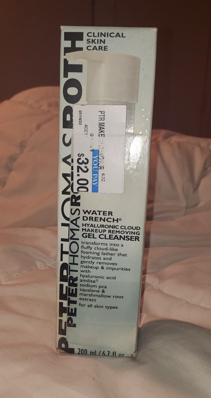 PETER THOMAS ROTH WATER DRENCH HYALURONIC CLOUD Makeup Removing Cleanser - NEW - Thumbnail 6
