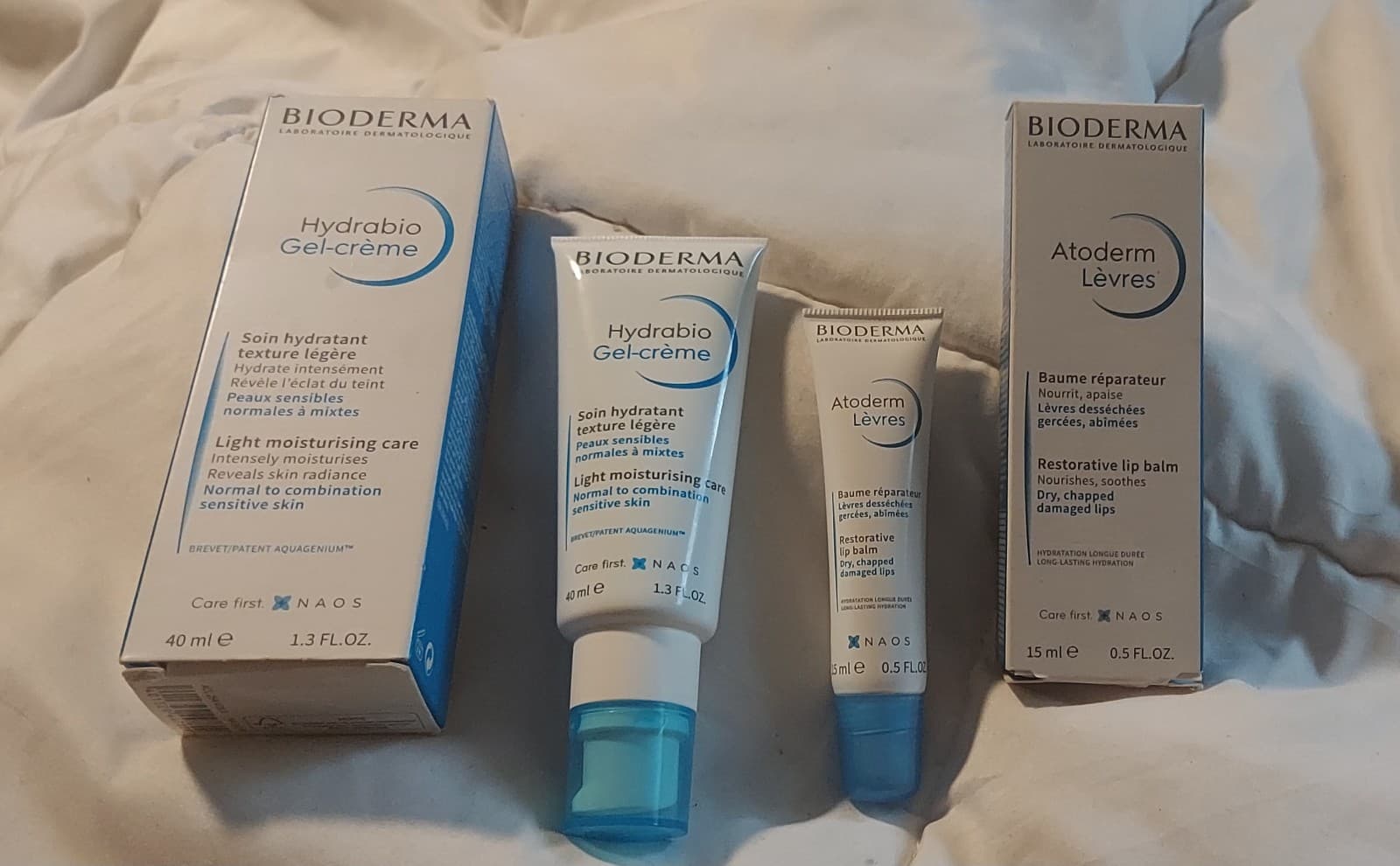 BIODERMA (2)Pc Skincare Set Hydrabio Gel-creme & Restorative Lip Balm- BRAND NEW - Thumbnail 3