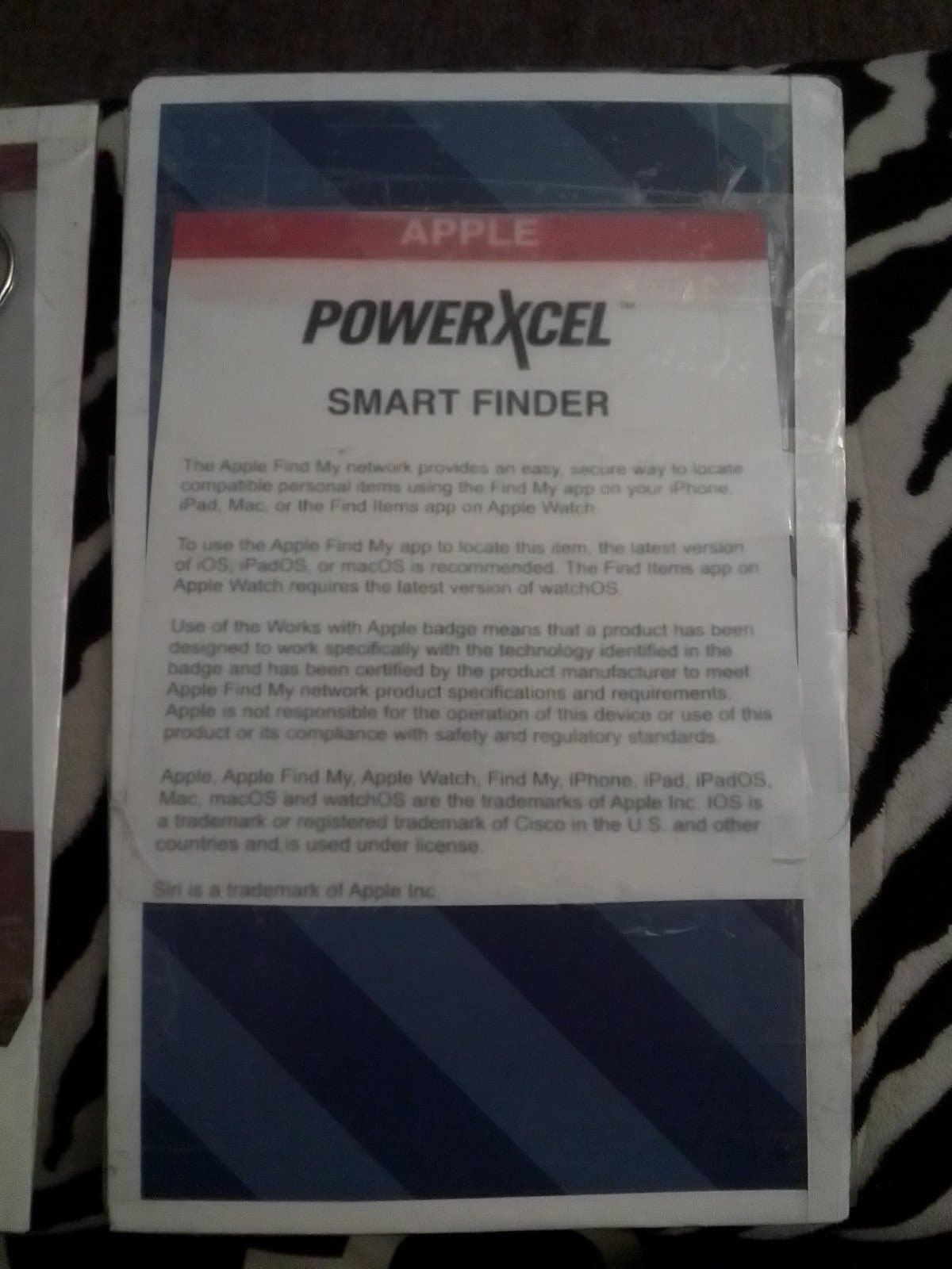 POWERXCEL SMART FINDER - Locates your Valuable Items/ Works w/Apple Find My -NEW - Thumbnail 4