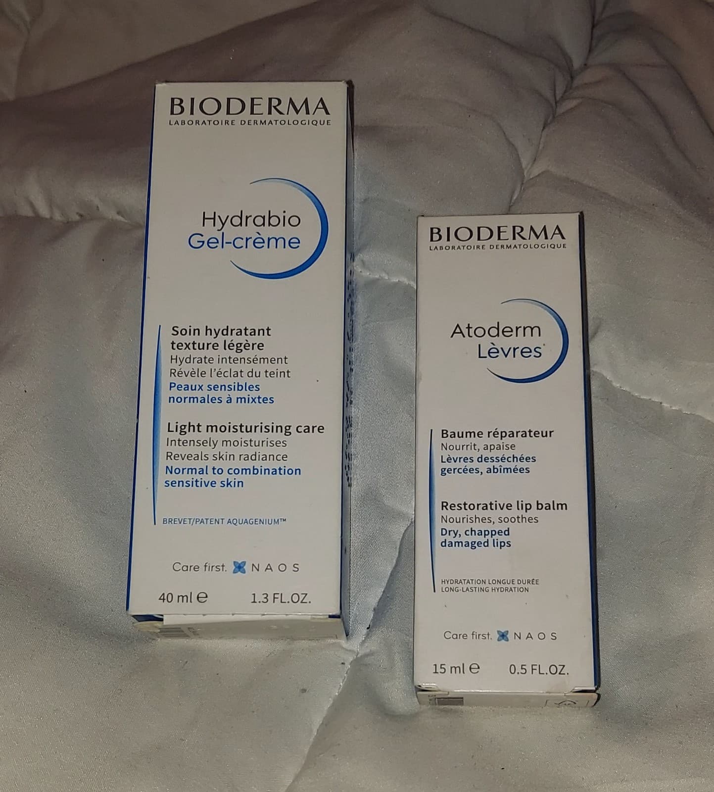 BIODERMA (2)Pc Skincare Set Hydrabio Gel-creme & Restorative Lip Balm- BRAND NEW - Thumbnail 4