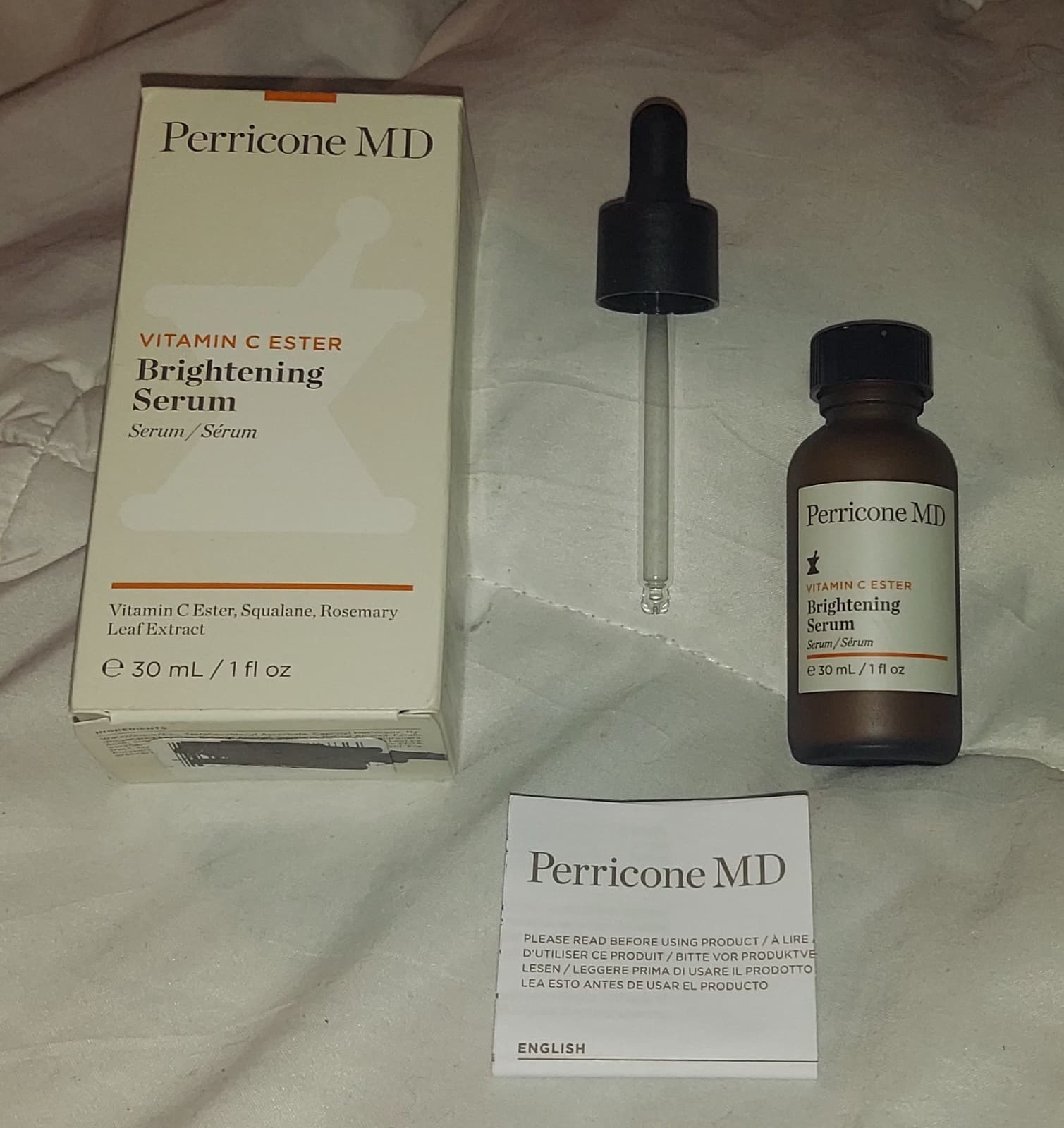 PERRICONE MD BRIGHTENING SERUM - VITAMIN C ESTER (1 FL OZ) BRAND NEW - Thumbnail 3