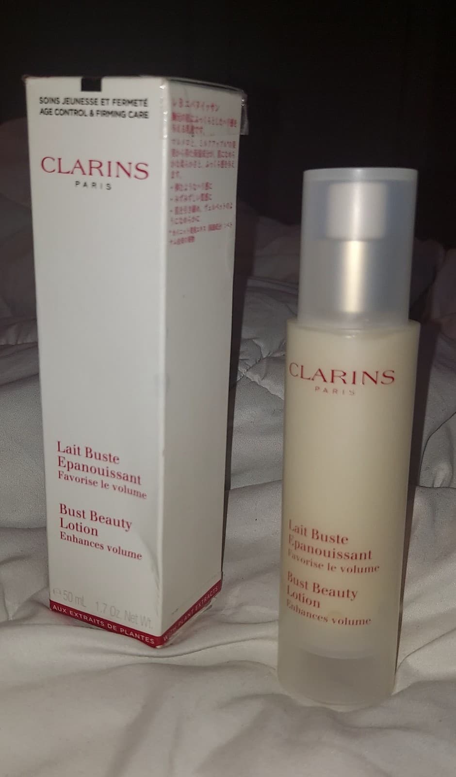 CLARINS Bust Beauty Lotion (1.7 oz) Enhances volume BRAND NEW - Thumbnail 2