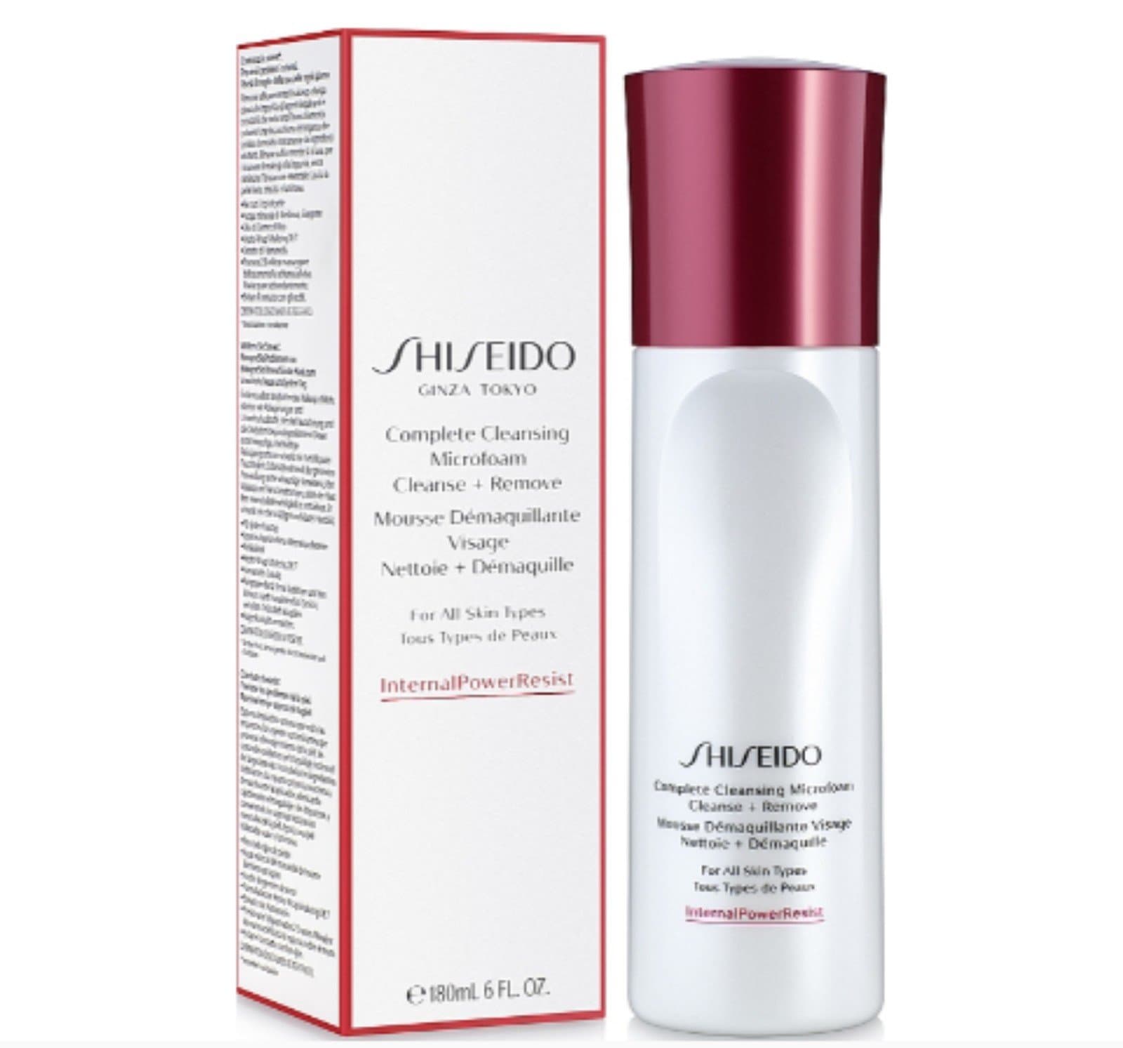 SHISEIDO Complete Cleansing Microfoam Cleanse + Remove- All Skin Types-BRAND NEW - Thumbnail 3