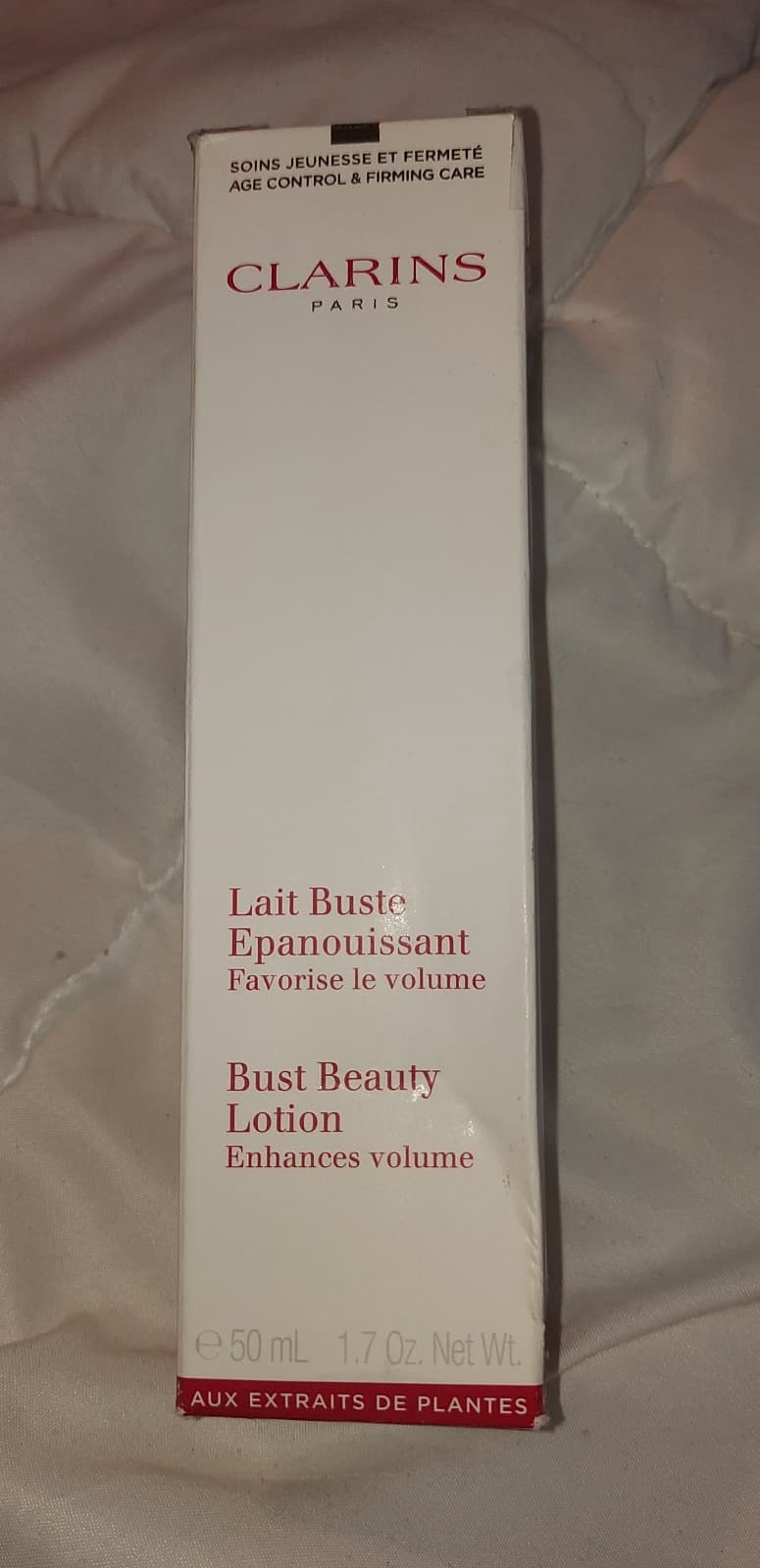 CLARINS Bust Beauty Lotion (1.7 oz) Enhances volume BRAND NEW - Thumbnail 10