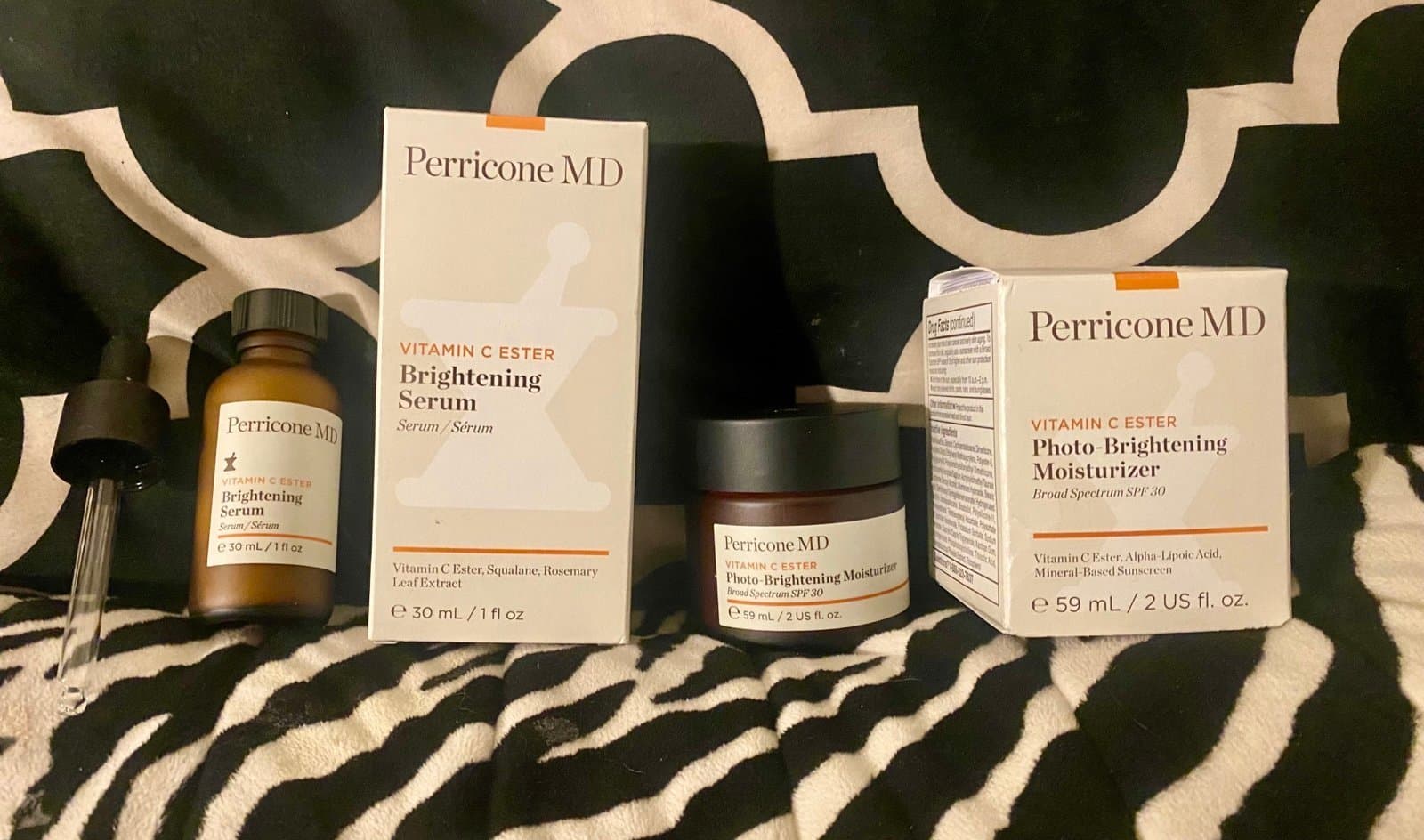 PERRICONE MD (2) PC SET- PHOTO BRIGHTENING MOISTURIZER & BRIGHTENING SERUM- NEW - Thumbnail 5