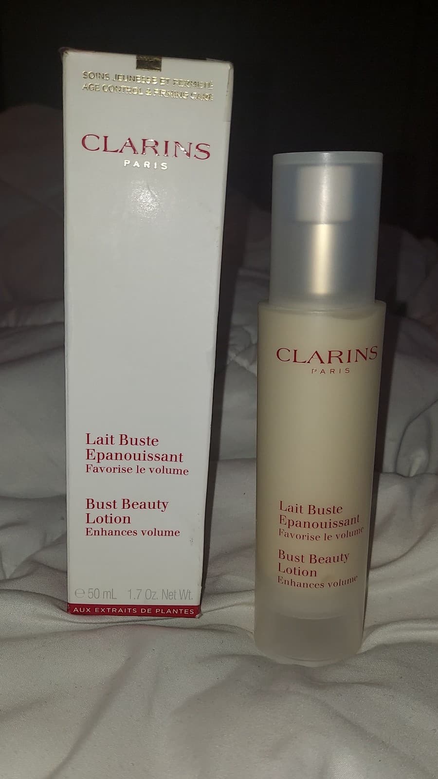 CLARINS Bust Beauty Lotion (1.7 oz) Enhances volume BRAND NEW - Thumbnail 8