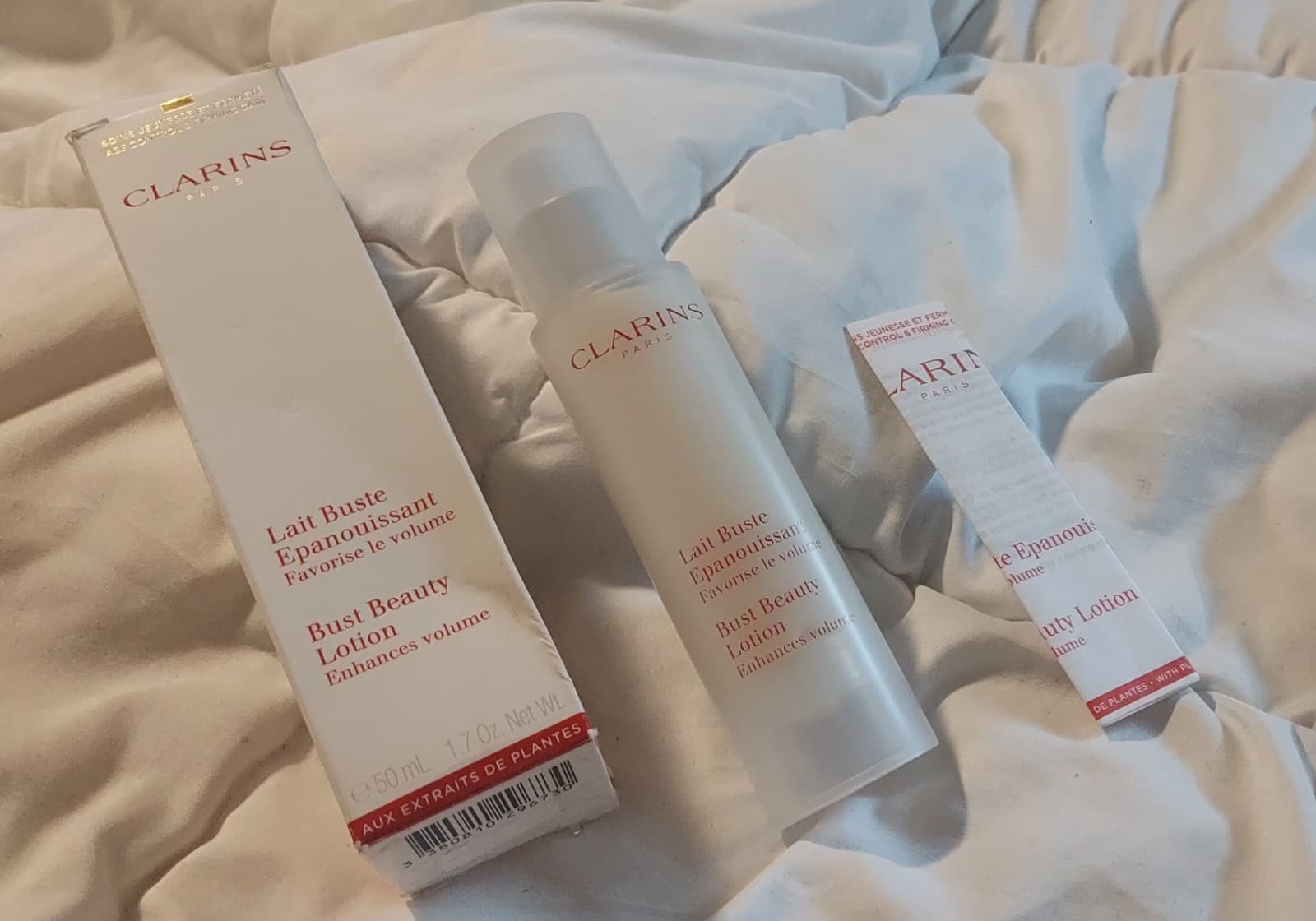 CLARINS Bust Beauty Lotion (1.7 oz) Enhances volume BRAND NEW - Thumbnail 6